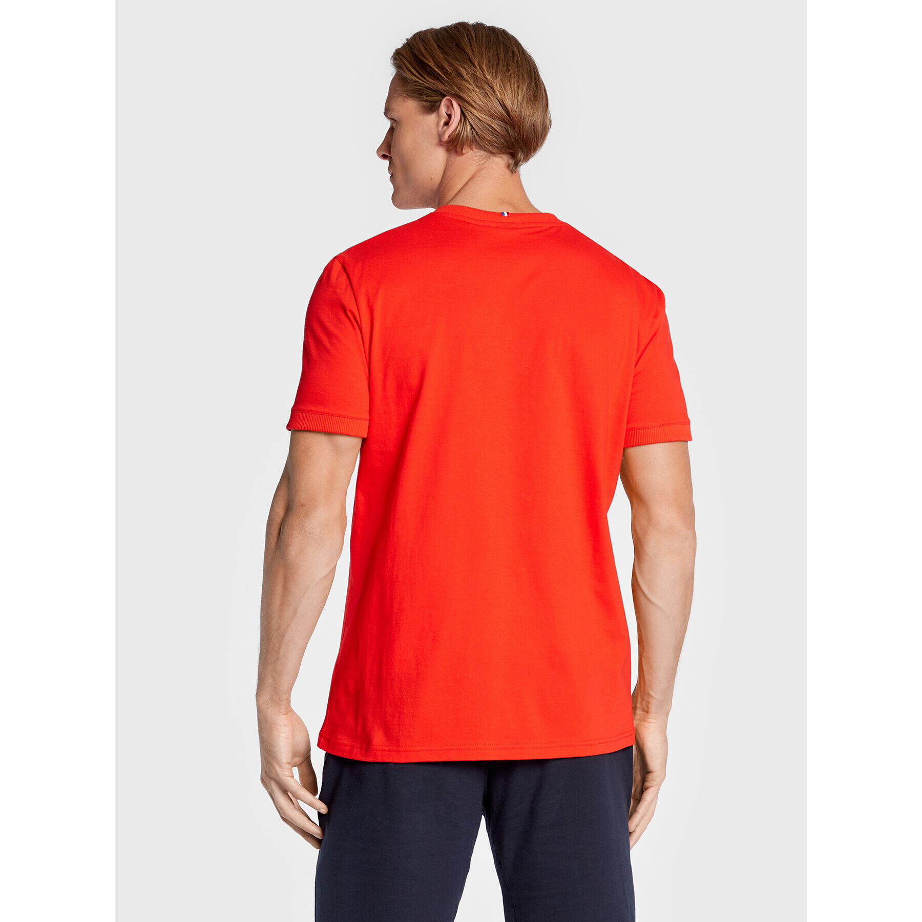 Le Coq Sportif Тишърт 2210828 Червен Regular Fit - Pepit.bg