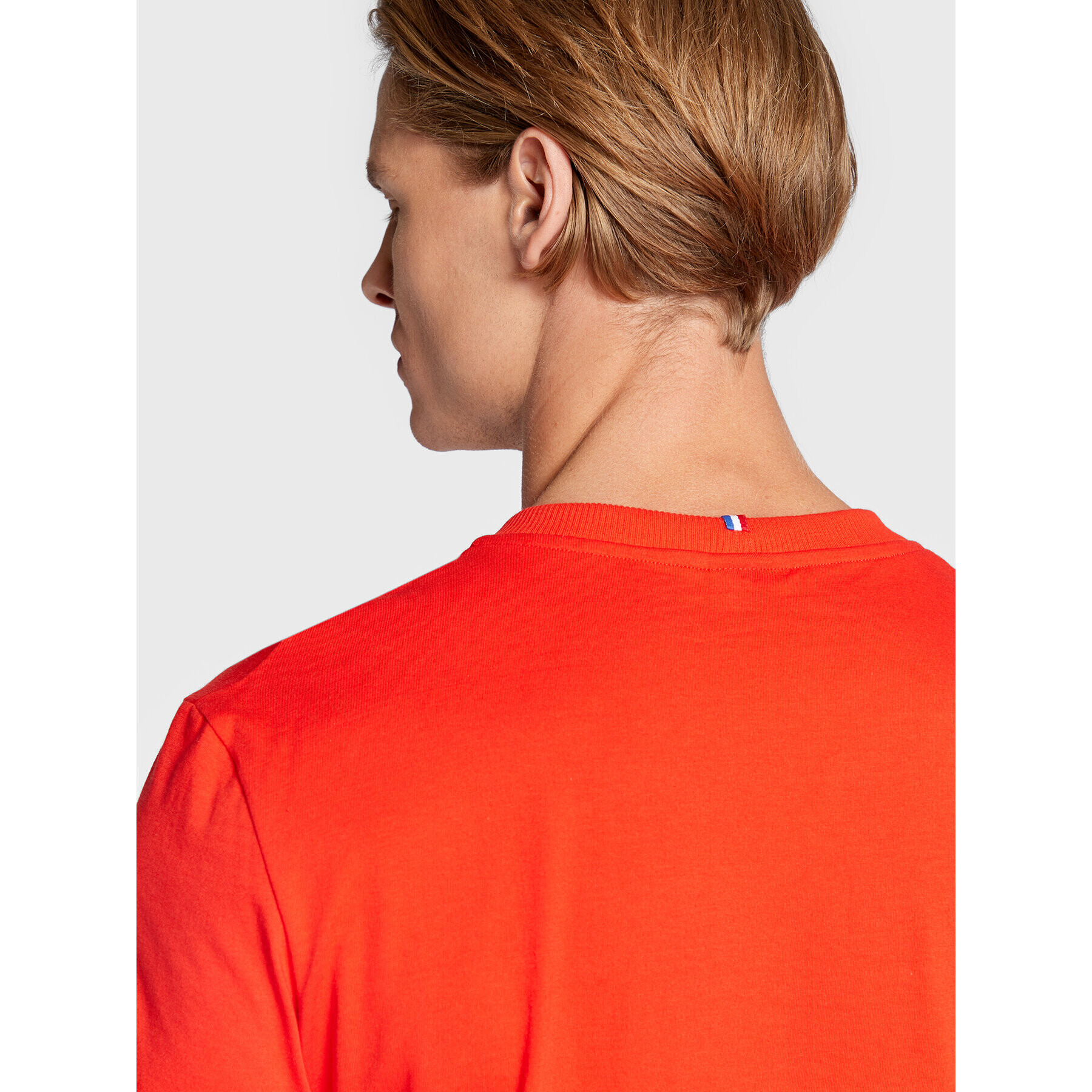 Le Coq Sportif Тишърт 2210828 Червен Regular Fit - Pepit.bg