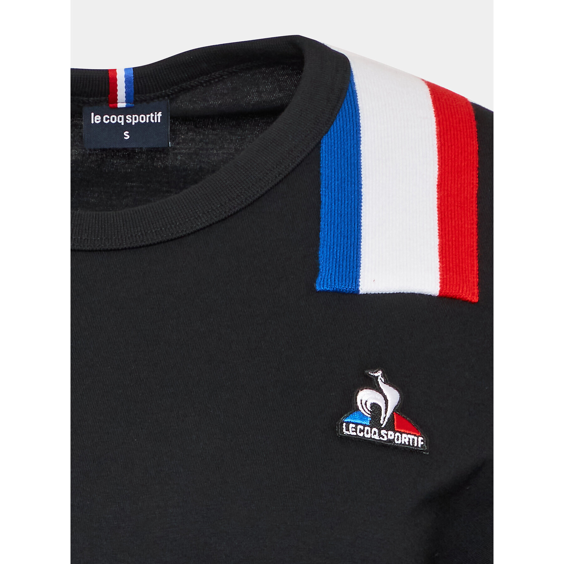 Le Coq Sportif Тишърт 2220302 Черен Regular Fit - Pepit.bg