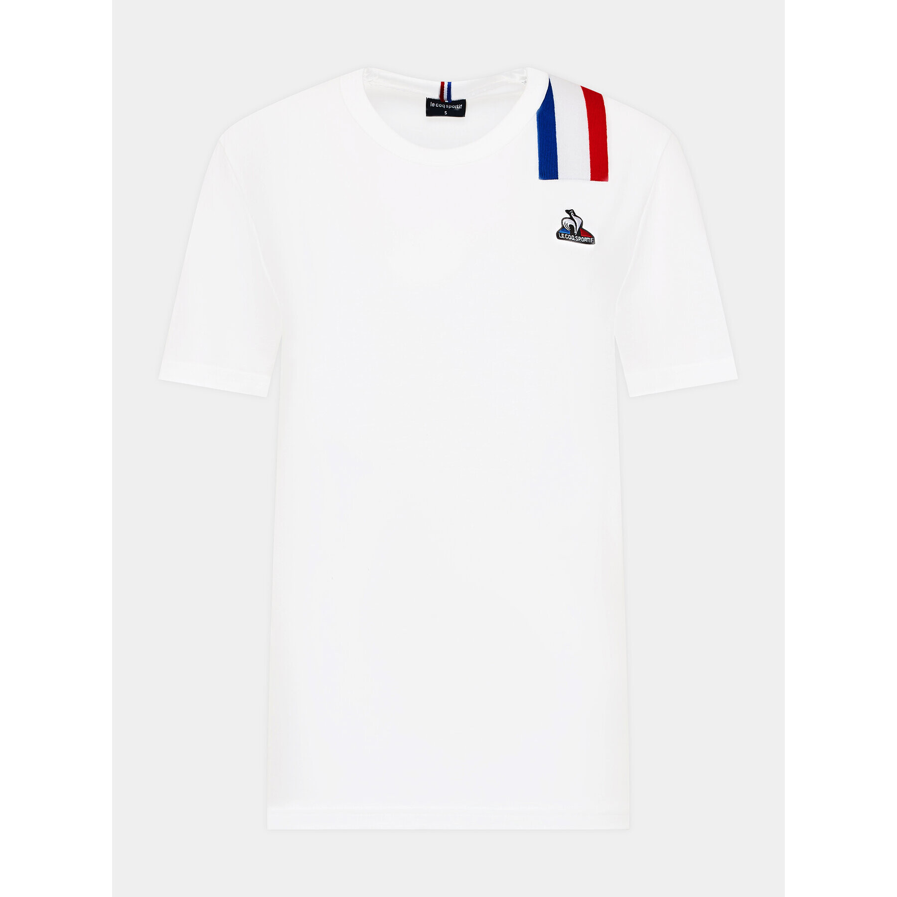 Le Coq Sportif Тишърт 2220303 Бял Regular Fit - Pepit.bg