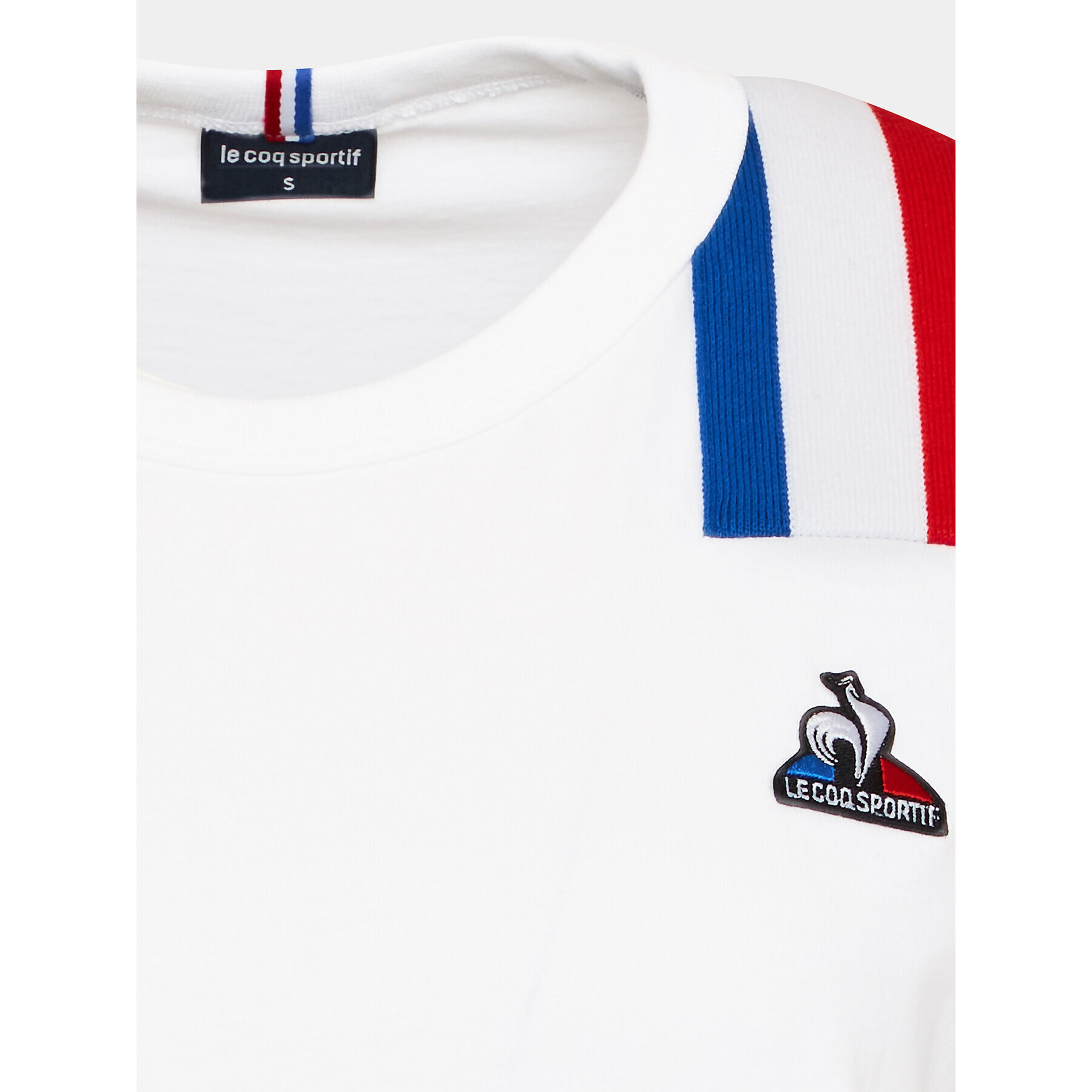 Le Coq Sportif Тишърт 2220303 Бял Regular Fit - Pepit.bg
