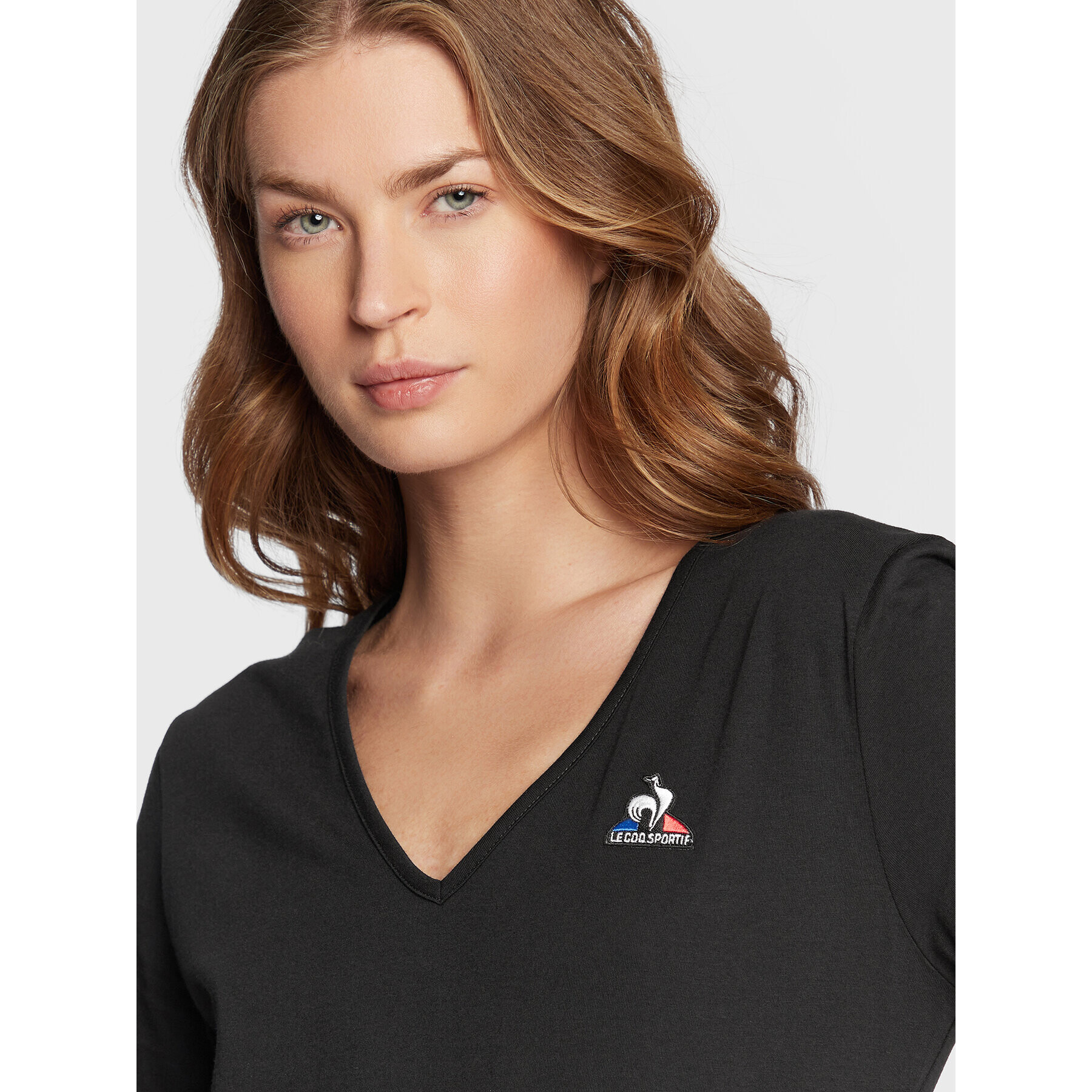 Le Coq Sportif Тишърт 2220568 Черен Regular Fit - Pepit.bg