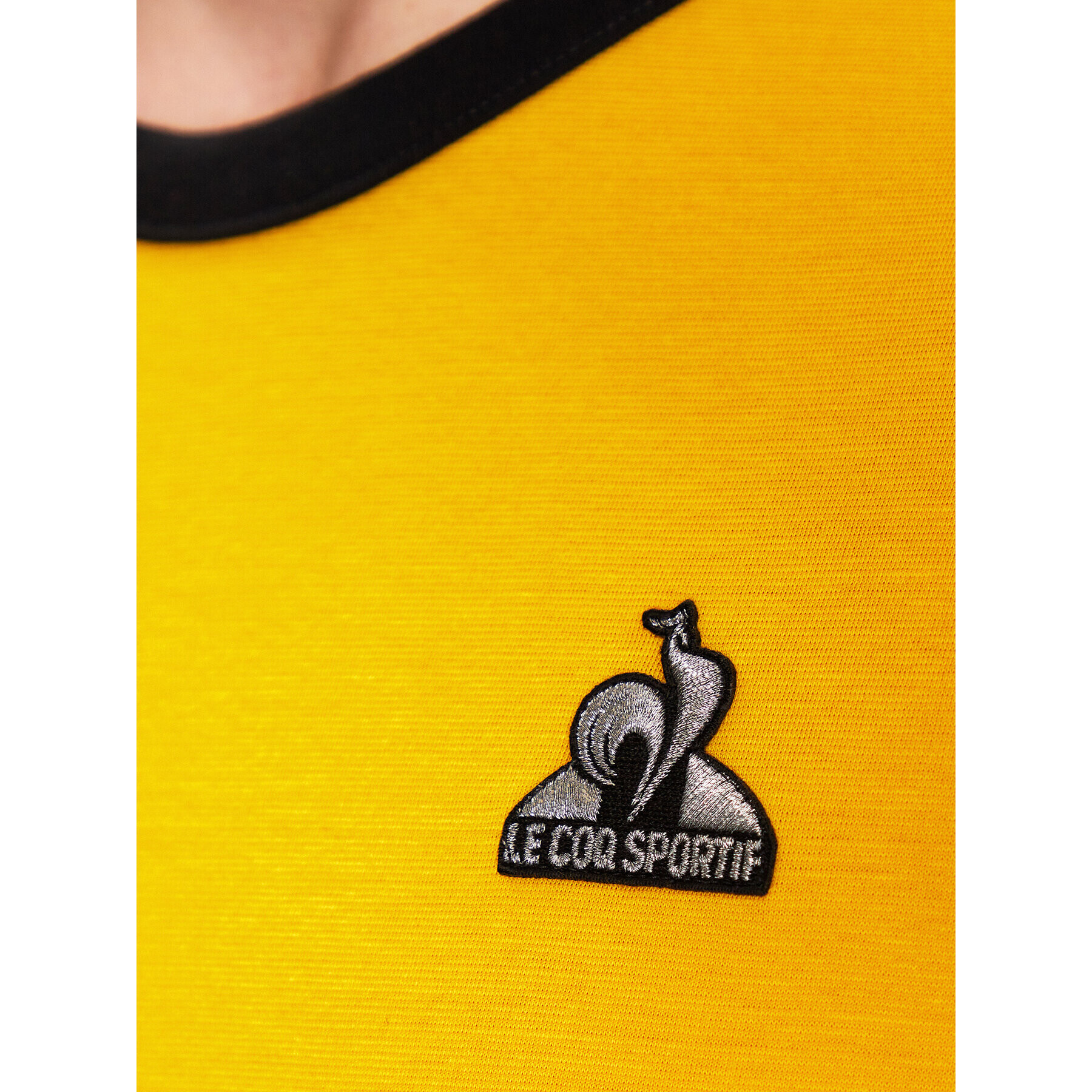 Le Coq Sportif Тишърт 2310027 Жълт Regular Fit - Pepit.bg