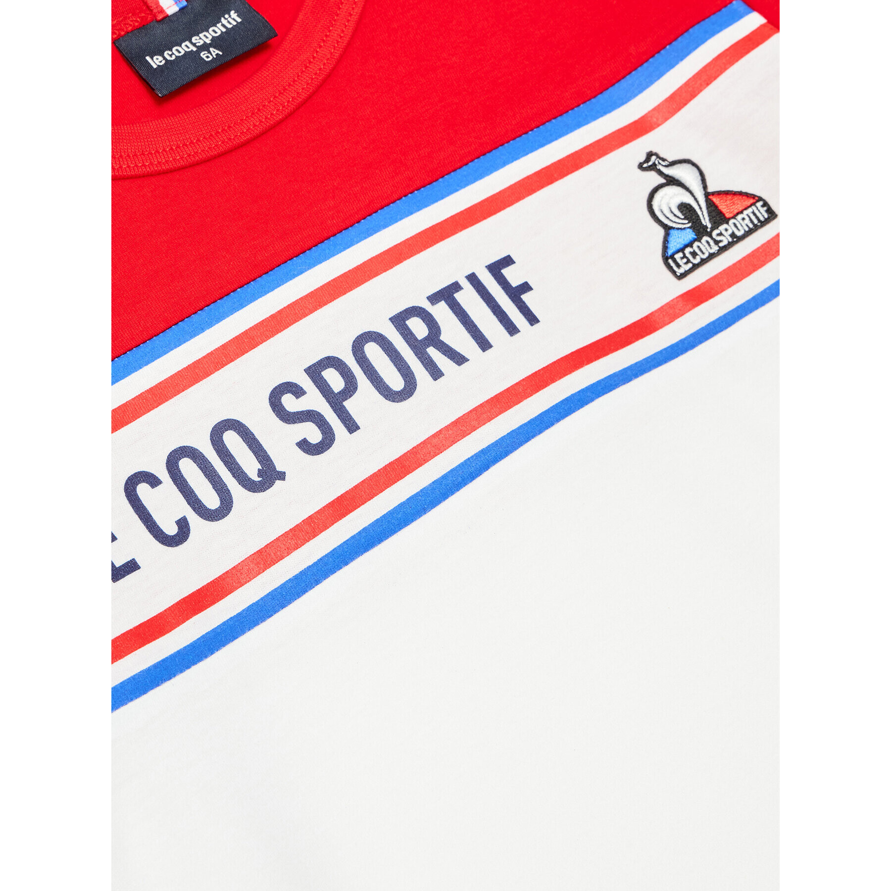 Le Coq Sportif Тишърт 2310043 Бял Regular Fit - Pepit.bg