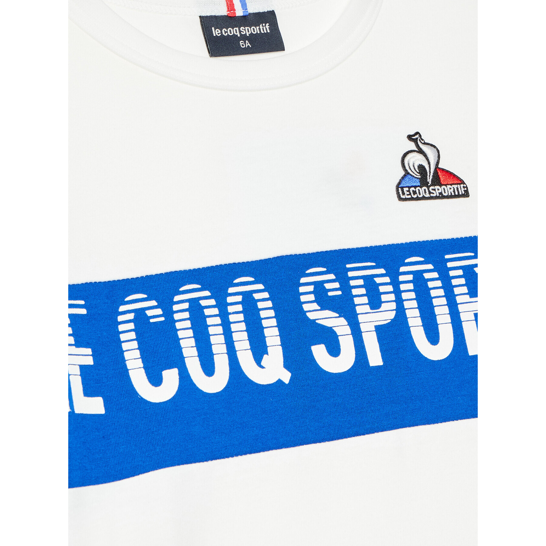Le Coq Sportif Тишърт 2310340 Бял Regular Fit - Pepit.bg