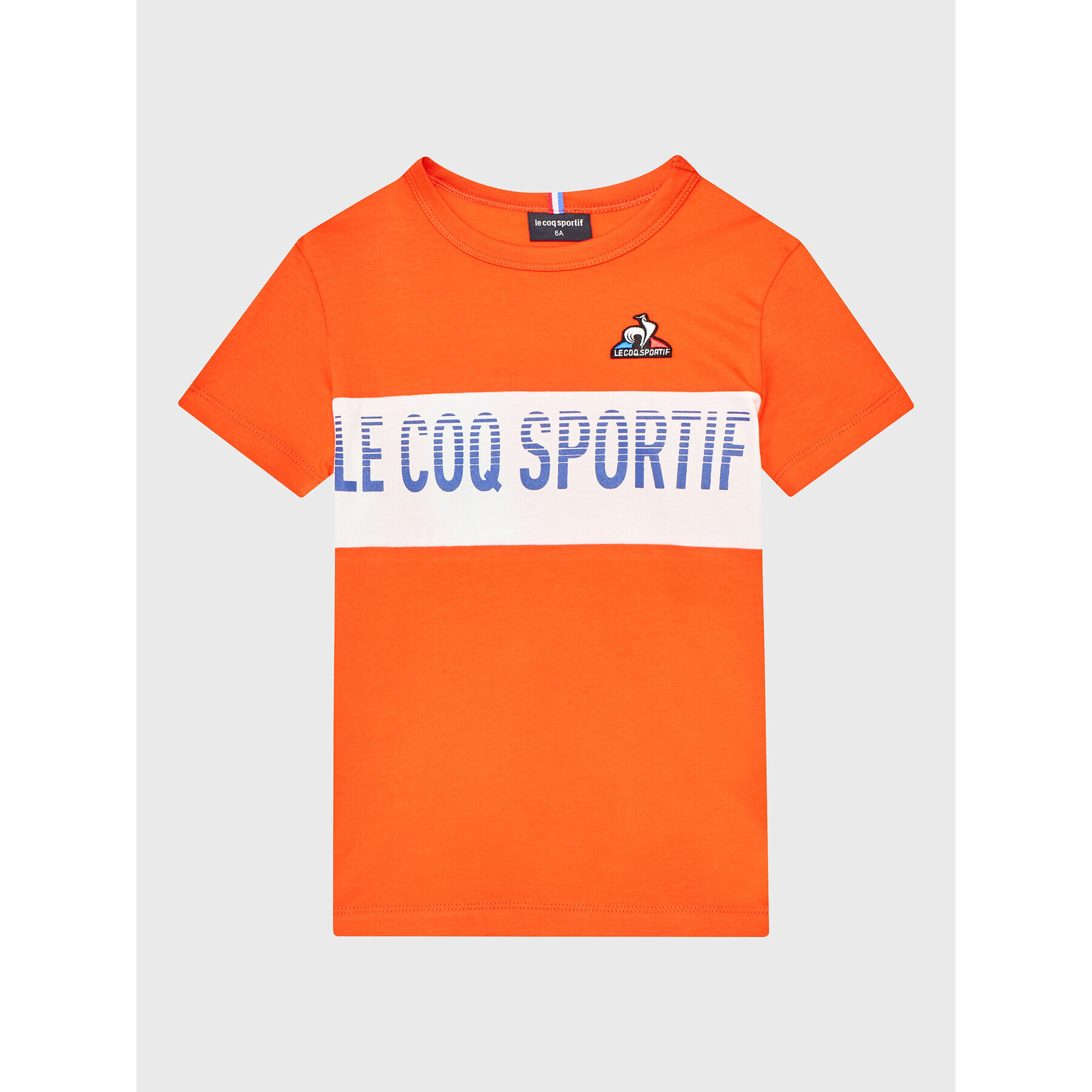 Le Coq Sportif Тишърт 2310341 Оранжев Regular Fit - Pepit.bg