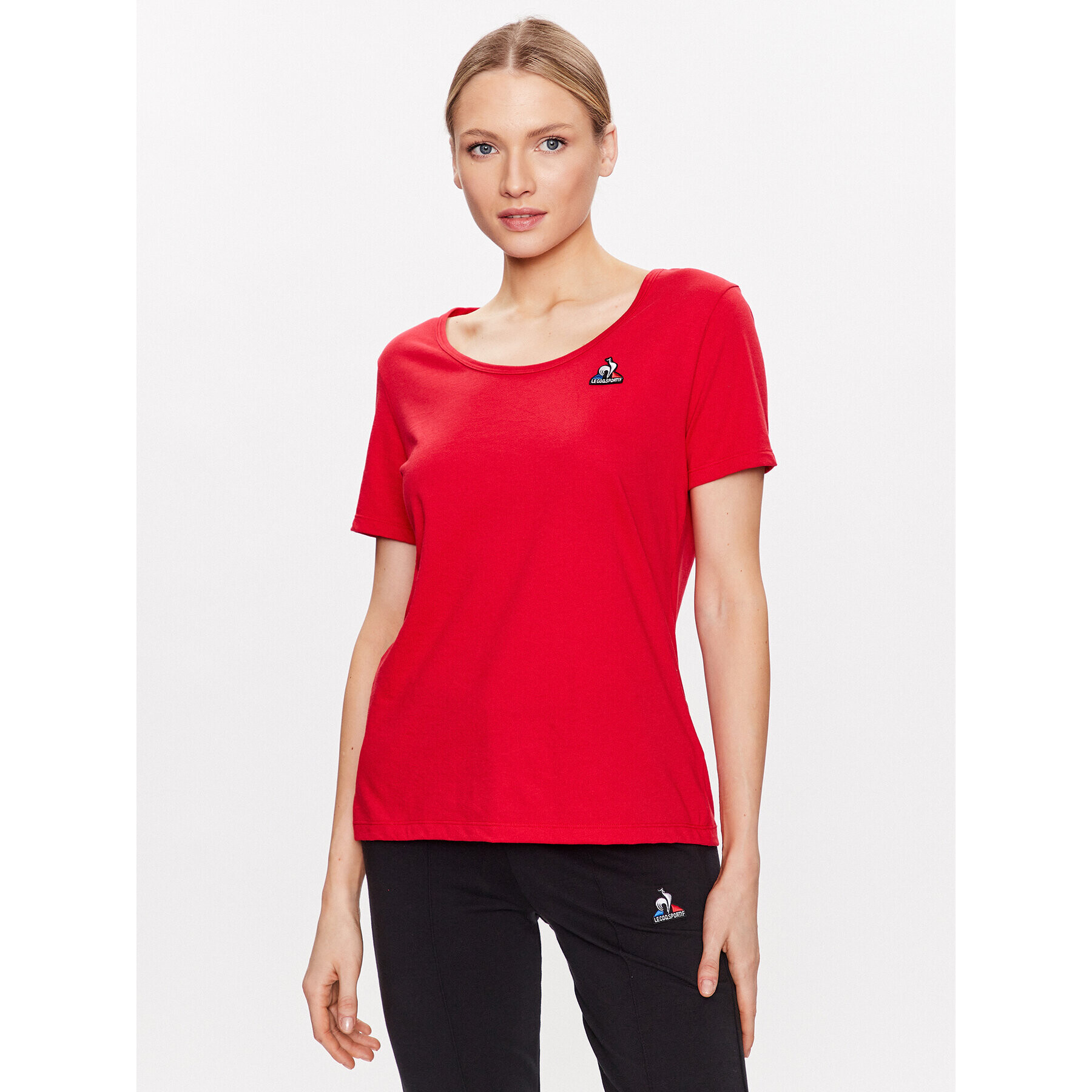 Le Coq Sportif Тишърт 2310425 Розов Regular Fit - Pepit.bg