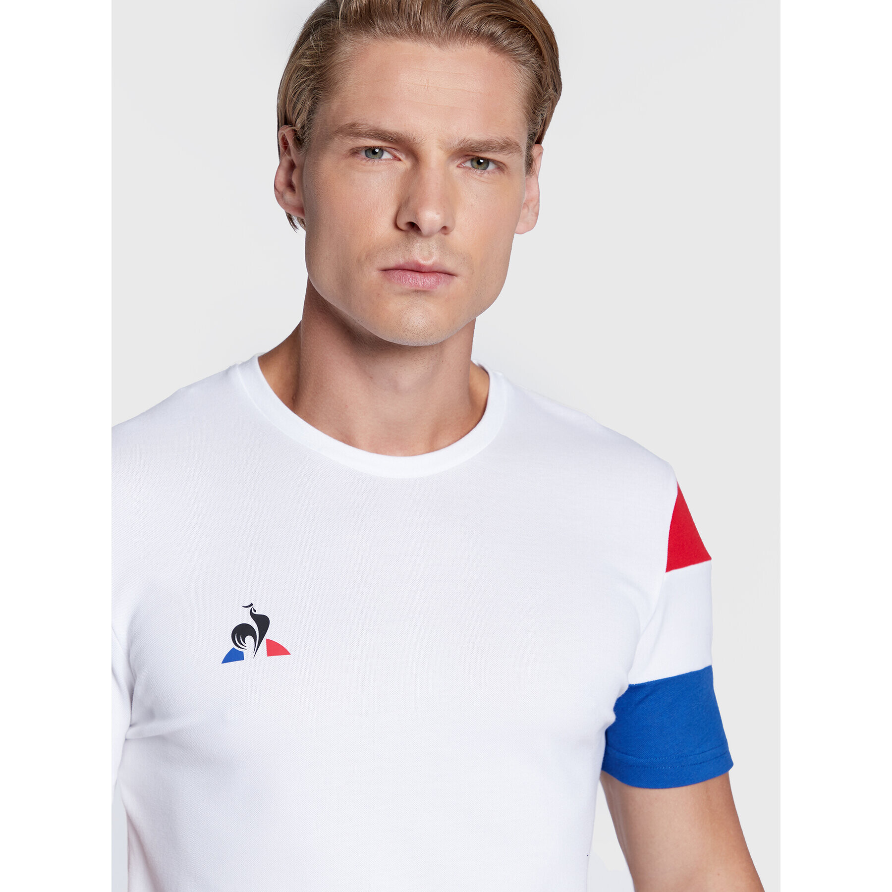 Le Coq Sportif Тишърт LQ2020638 Бял Regular Fit - Pepit.bg