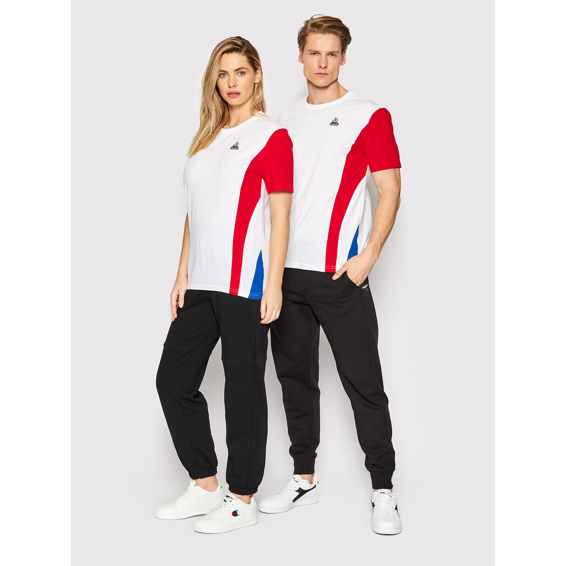 Le Coq Sportif Тишърт Unisex 2210378 Бял Regular Fit - Pepit.bg