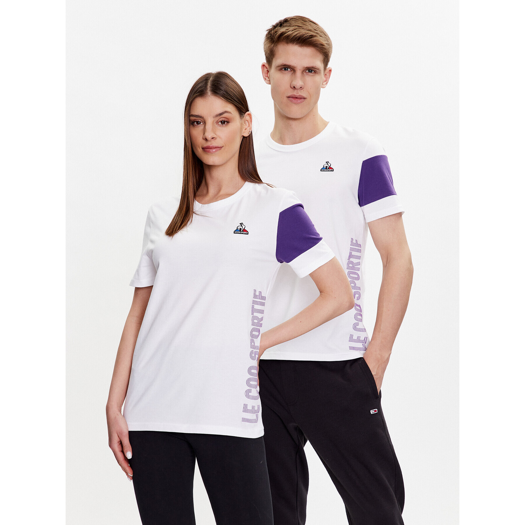 Le Coq Sportif Тишърт Unisex 2310002 Бял Regular Fit - Pepit.bg