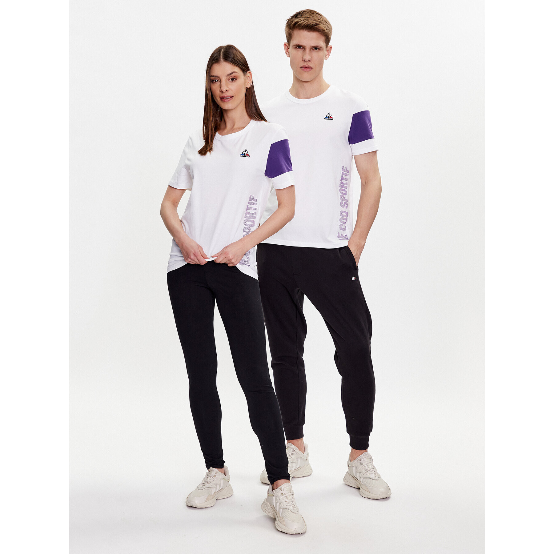 Le Coq Sportif Тишърт Unisex 2310002 Бял Regular Fit - Pepit.bg