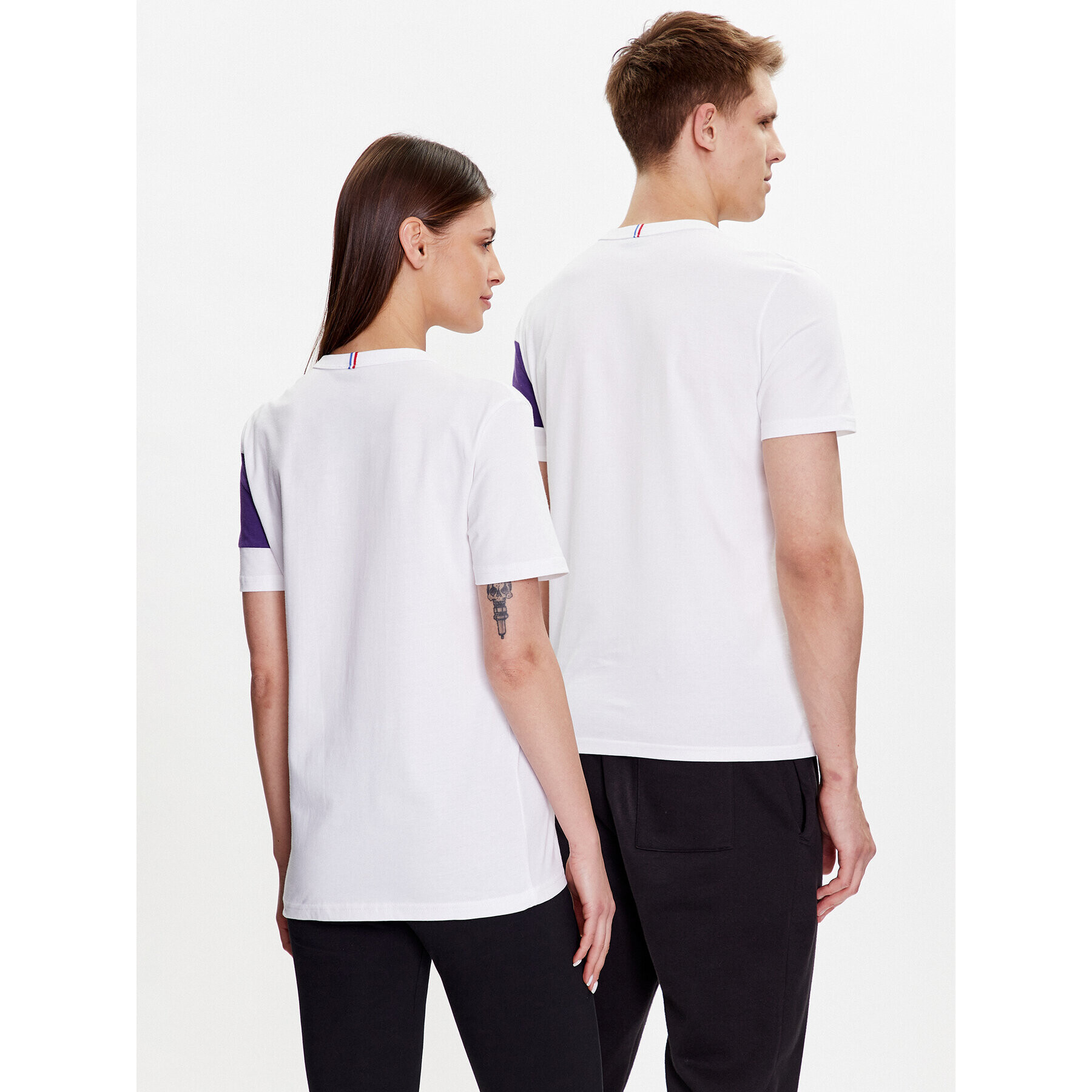 Le Coq Sportif Тишърт Unisex 2310002 Бял Regular Fit - Pepit.bg