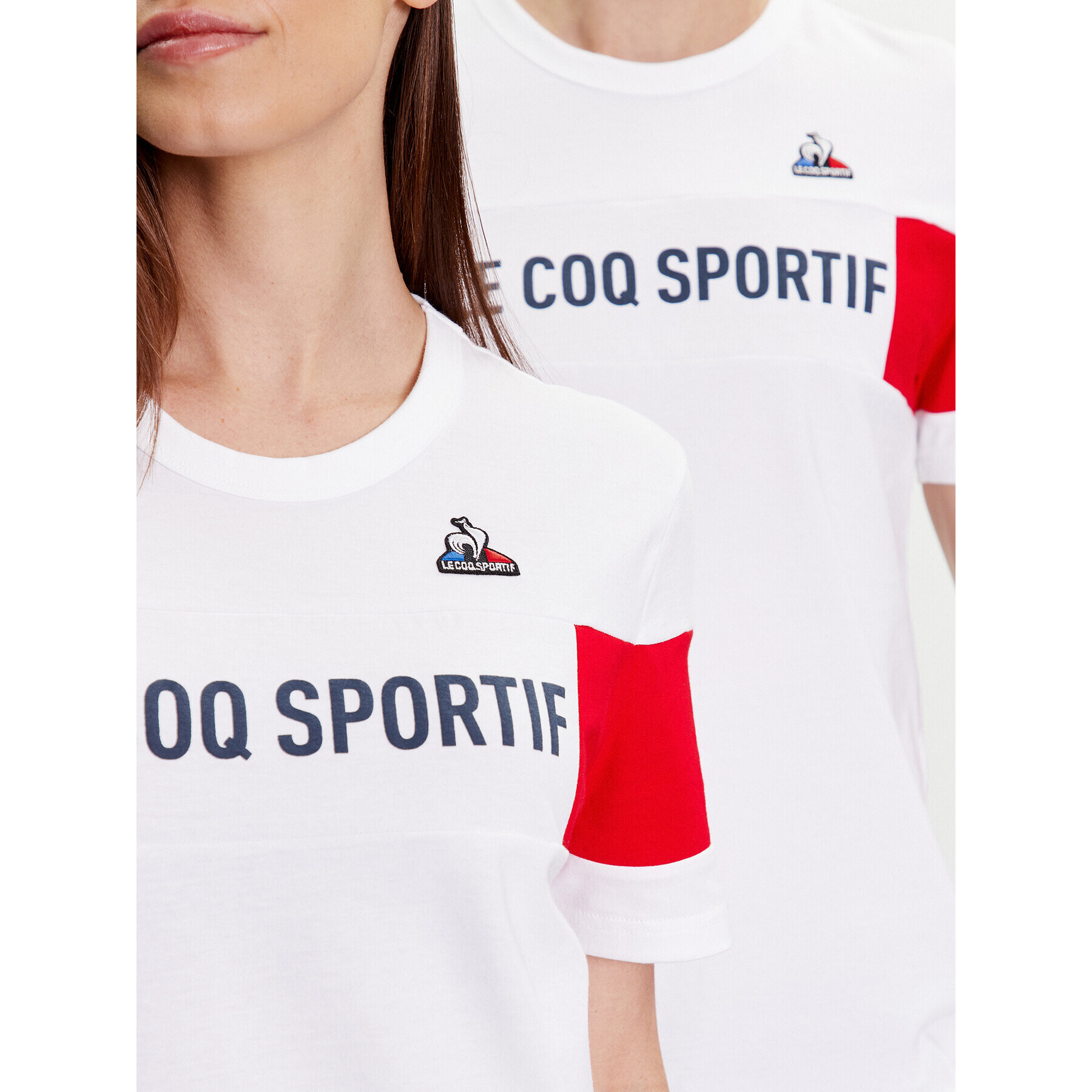 Le Coq Sportif Тишърт Unisex 2310012 Бял Regular Fit - Pepit.bg