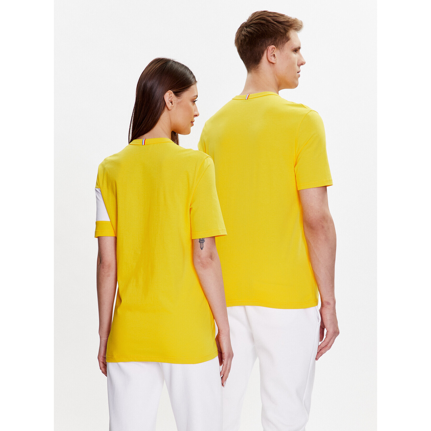 Le Coq Sportif Тишърт Unisex 2310359 Жълт Regular Fit - Pepit.bg