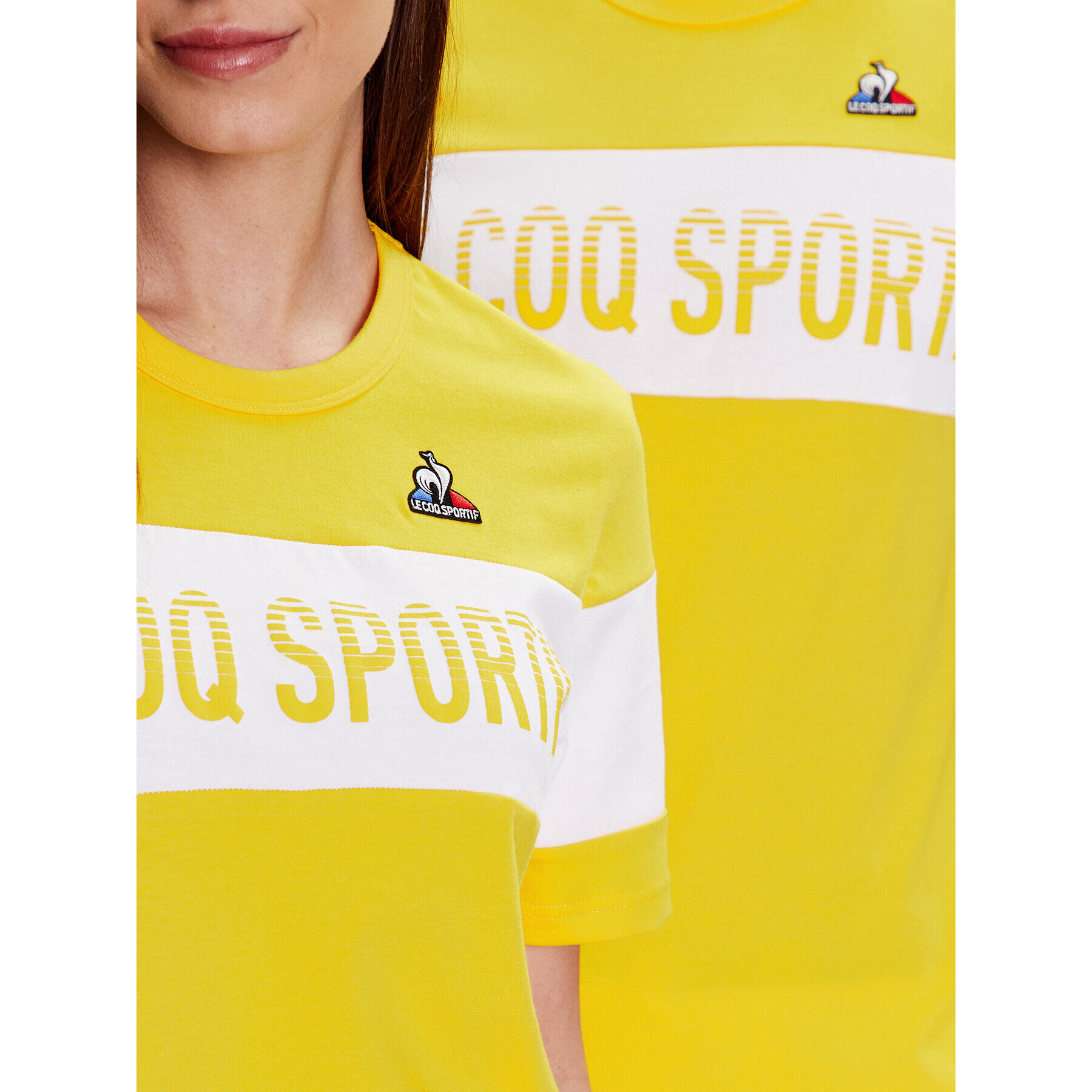 Le Coq Sportif Тишърт Unisex 2310359 Жълт Regular Fit - Pepit.bg