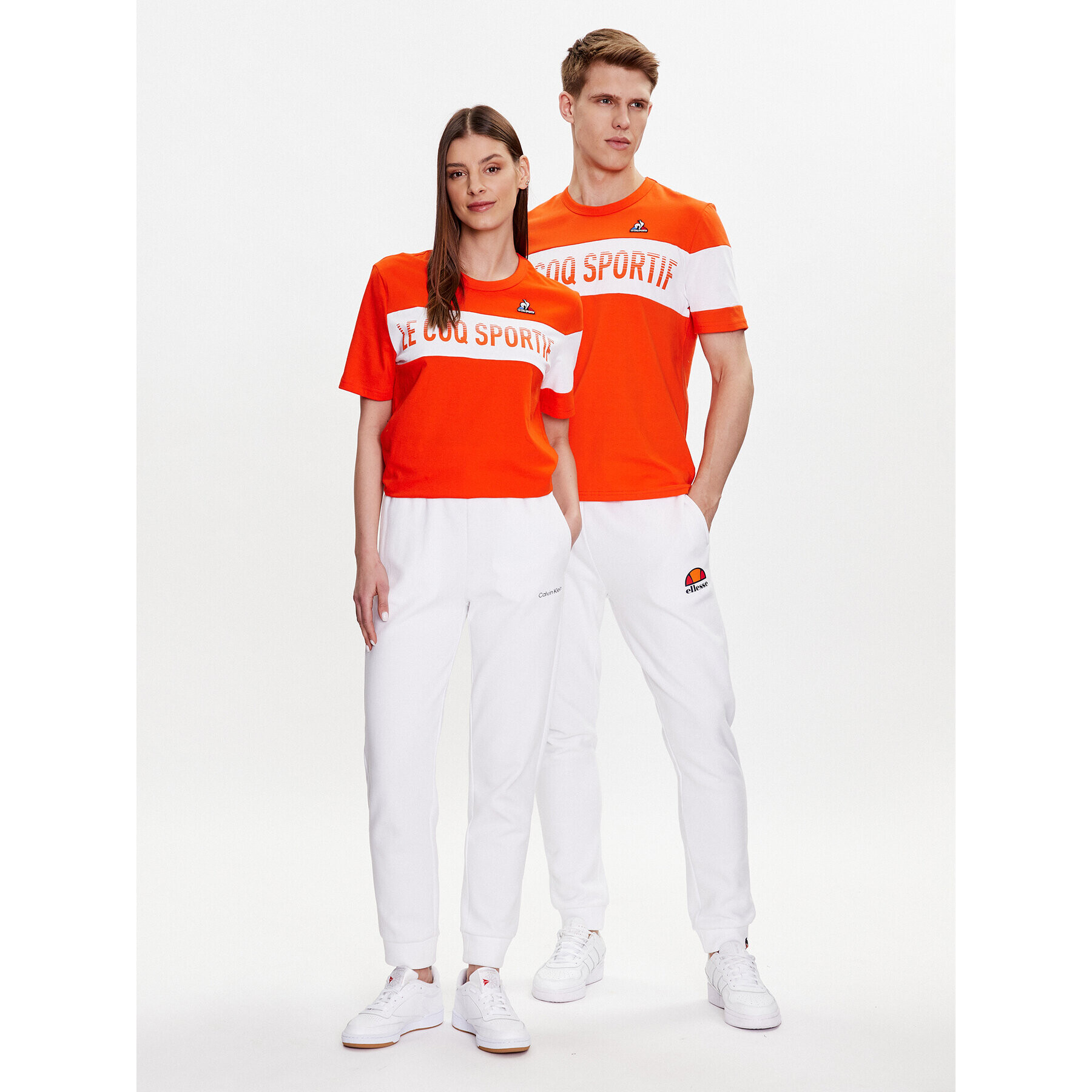 Le Coq Sportif Тишърт Unisex 2310362 Оранжев Regular Fit - Pepit.bg