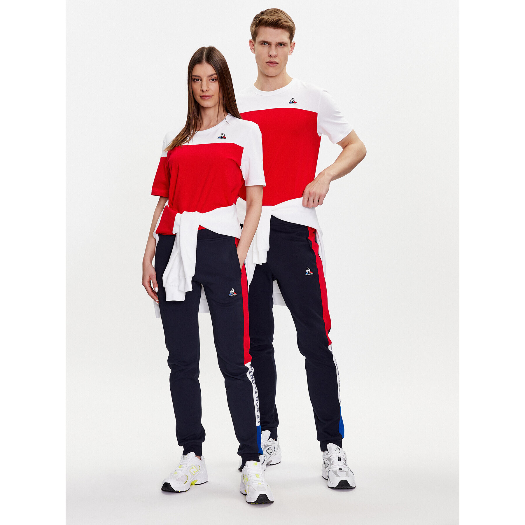 Le Coq Sportif Тишърт Unisex 2310366 Червен Regular Fit - Pepit.bg