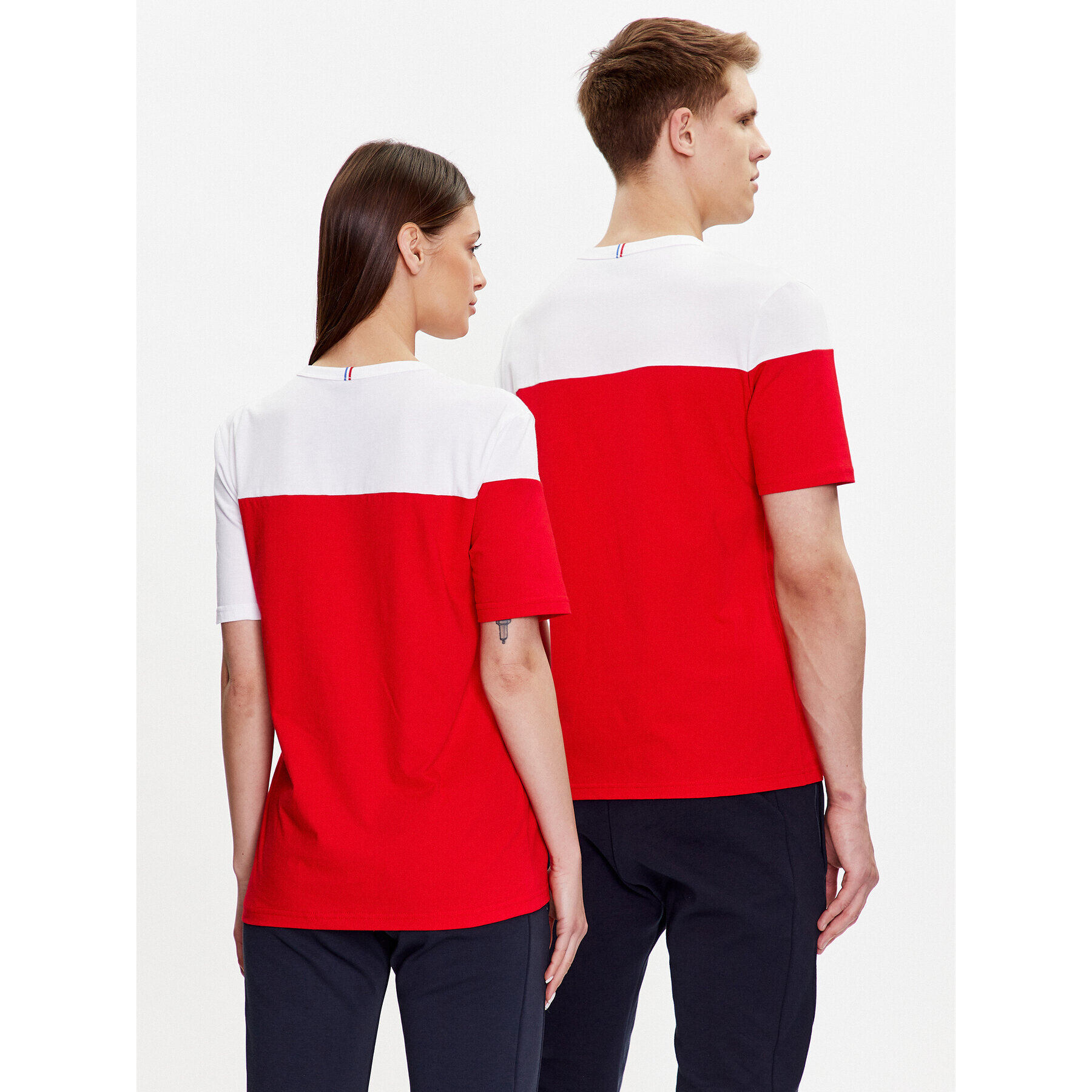 Le Coq Sportif Тишърт Unisex 2310366 Червен Regular Fit - Pepit.bg