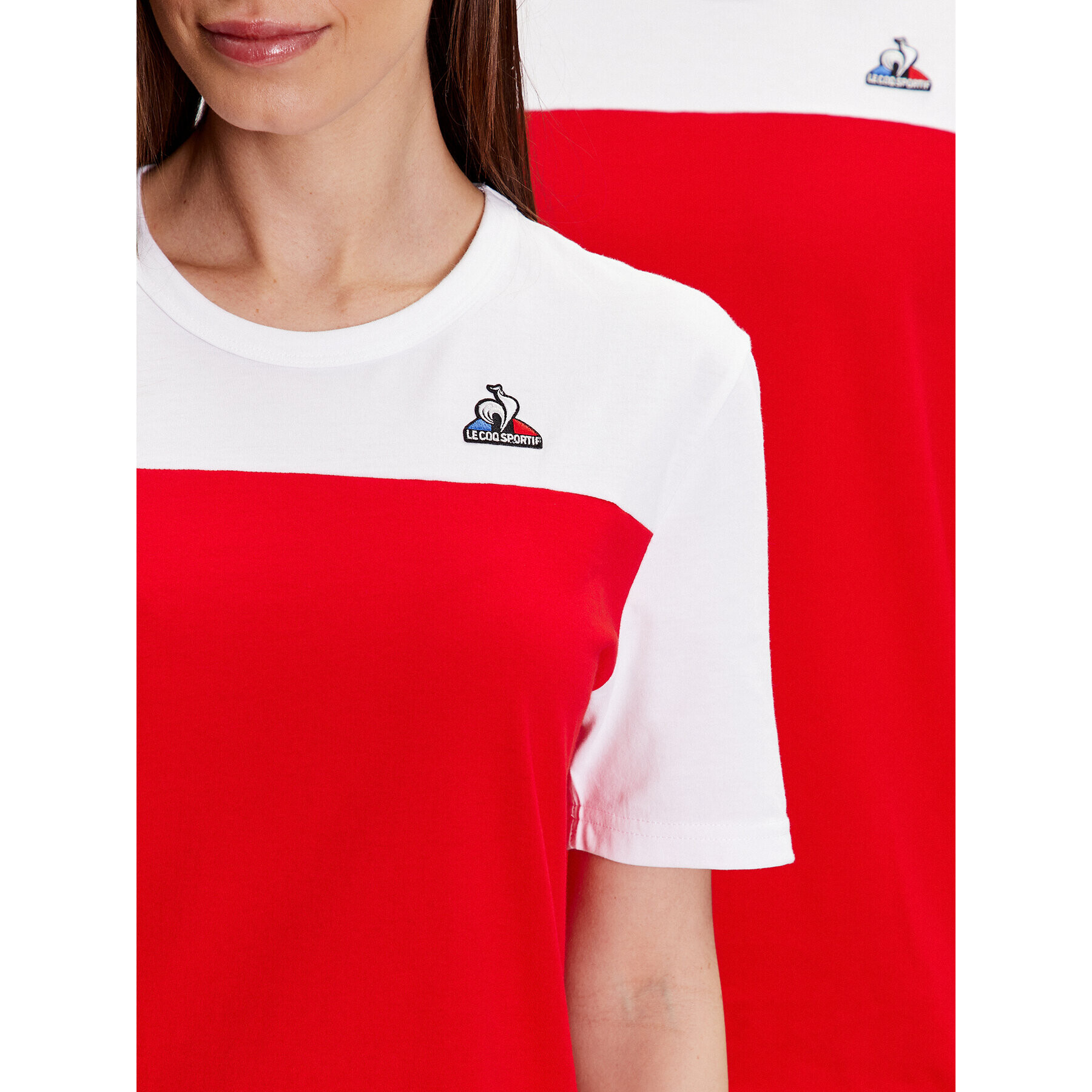 Le Coq Sportif Тишърт Unisex 2310366 Червен Regular Fit - Pepit.bg