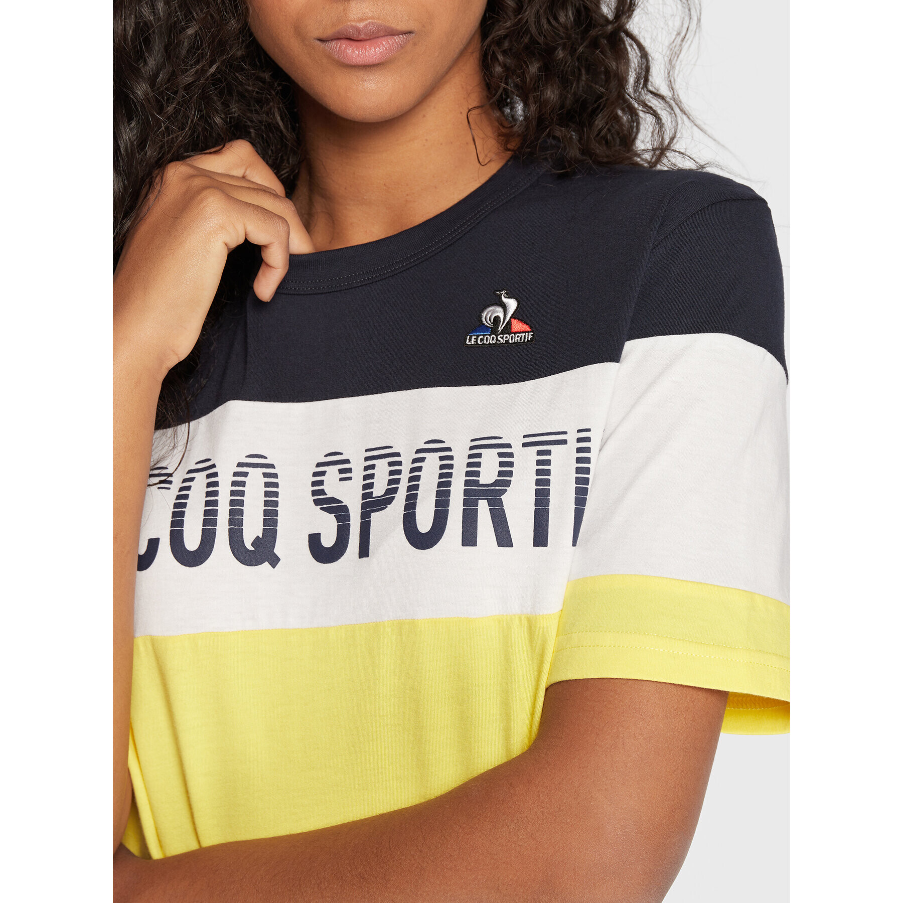 Le Coq Sportif Тишърт Unisex Saison 2 2220294 Жълт Regular Fit - Pepit.bg