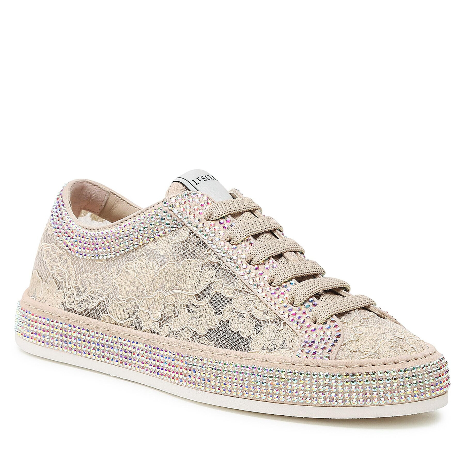 Le Silla Сникърси Sneaker Andrea 1651S020M1PPLAC185 Бежов - Pepit.bg