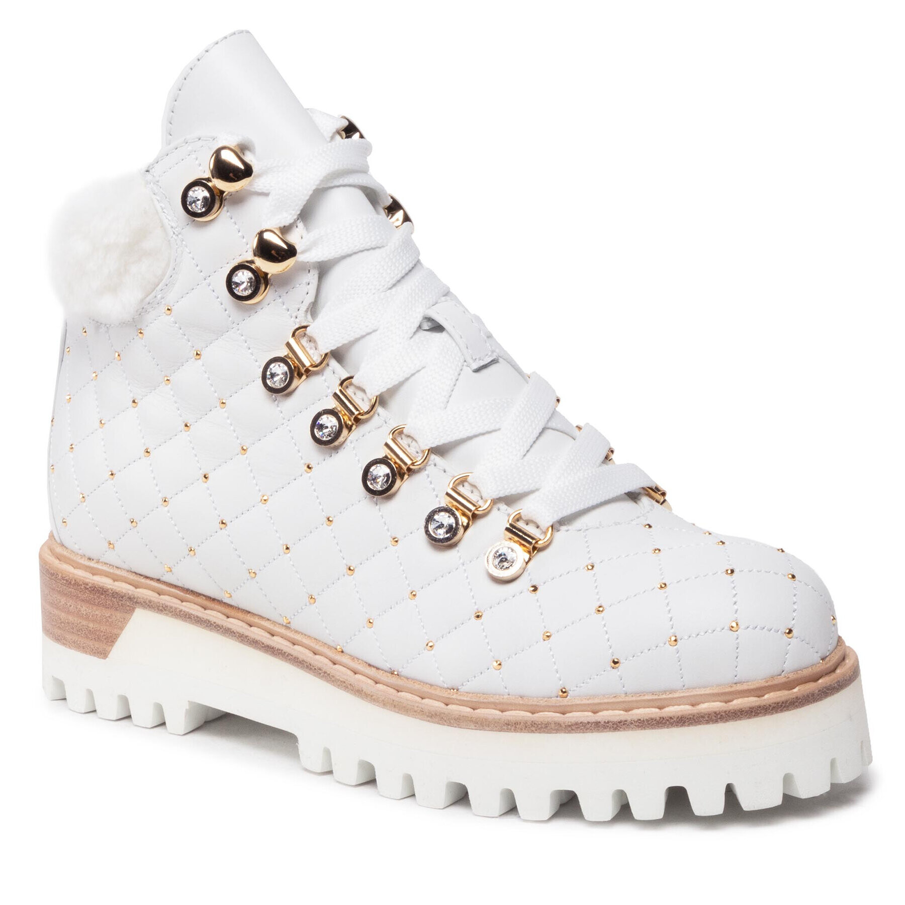Le Silla Туристически oбувки St. Moritz 7512M040M1MMCHI200 Бял - Pepit.bg