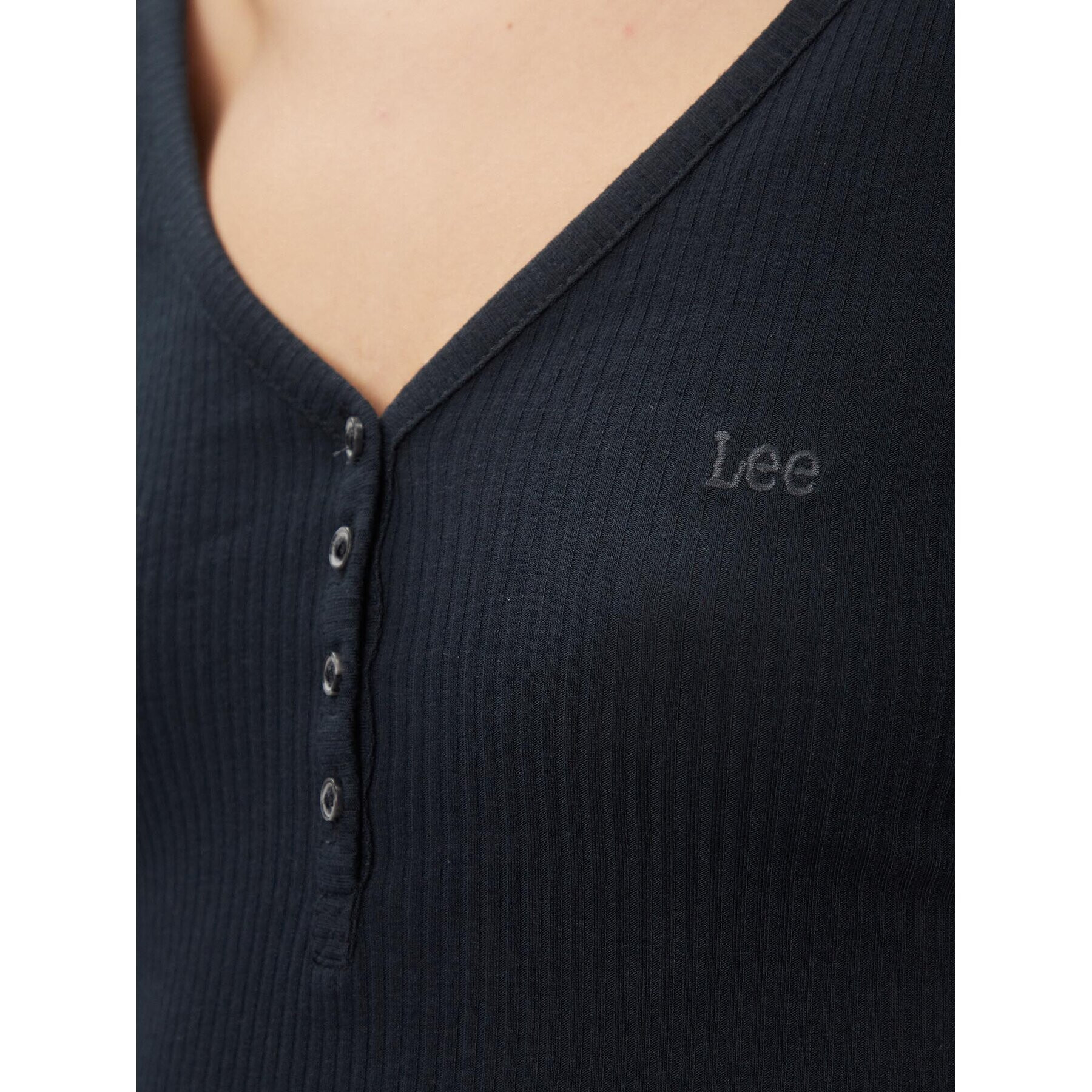 Lee Блуза 112341572 Черен Slim Fit - Pepit.bg