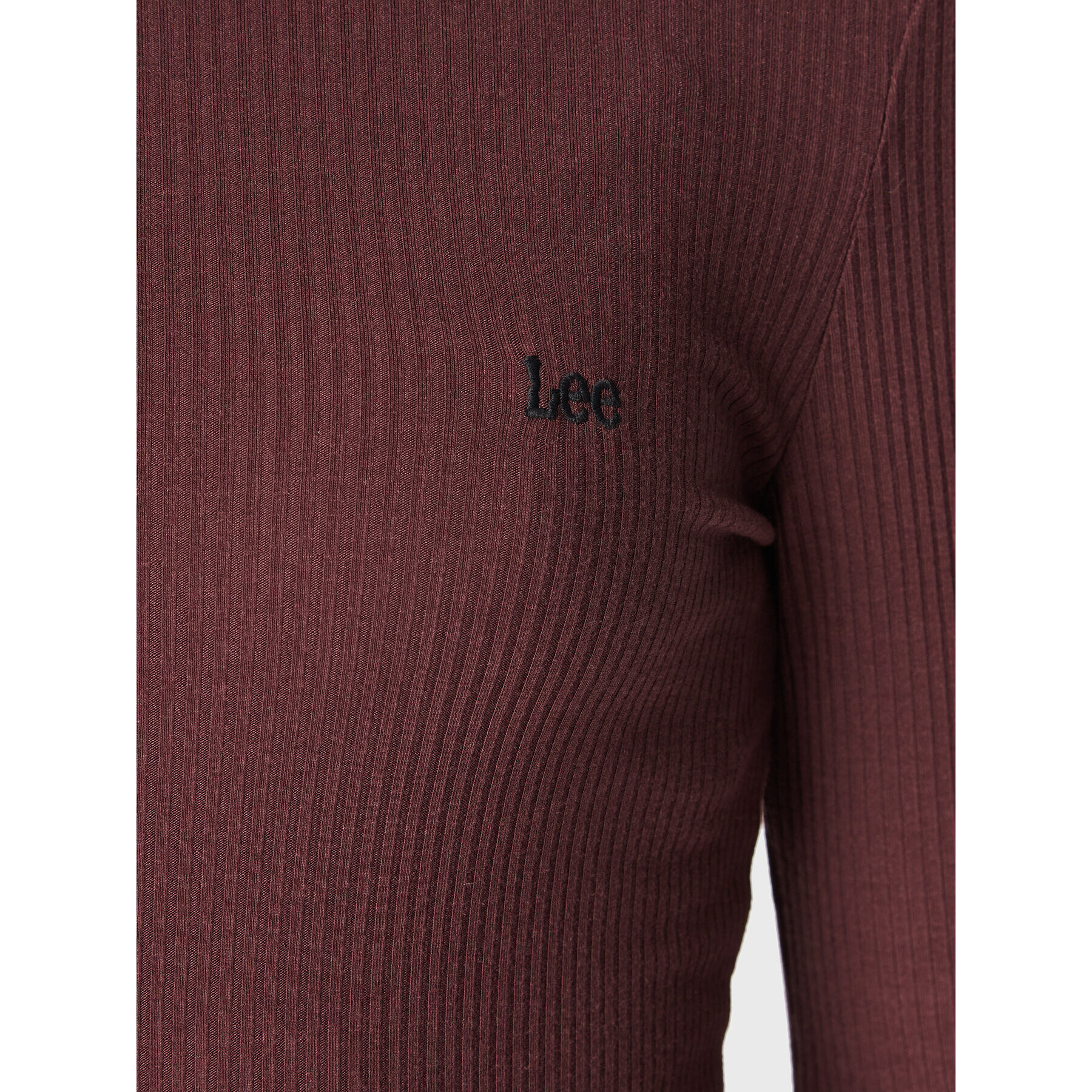 Lee Блуза L40HIP34 112320879 Кафяв Slim Fit - Pepit.bg
