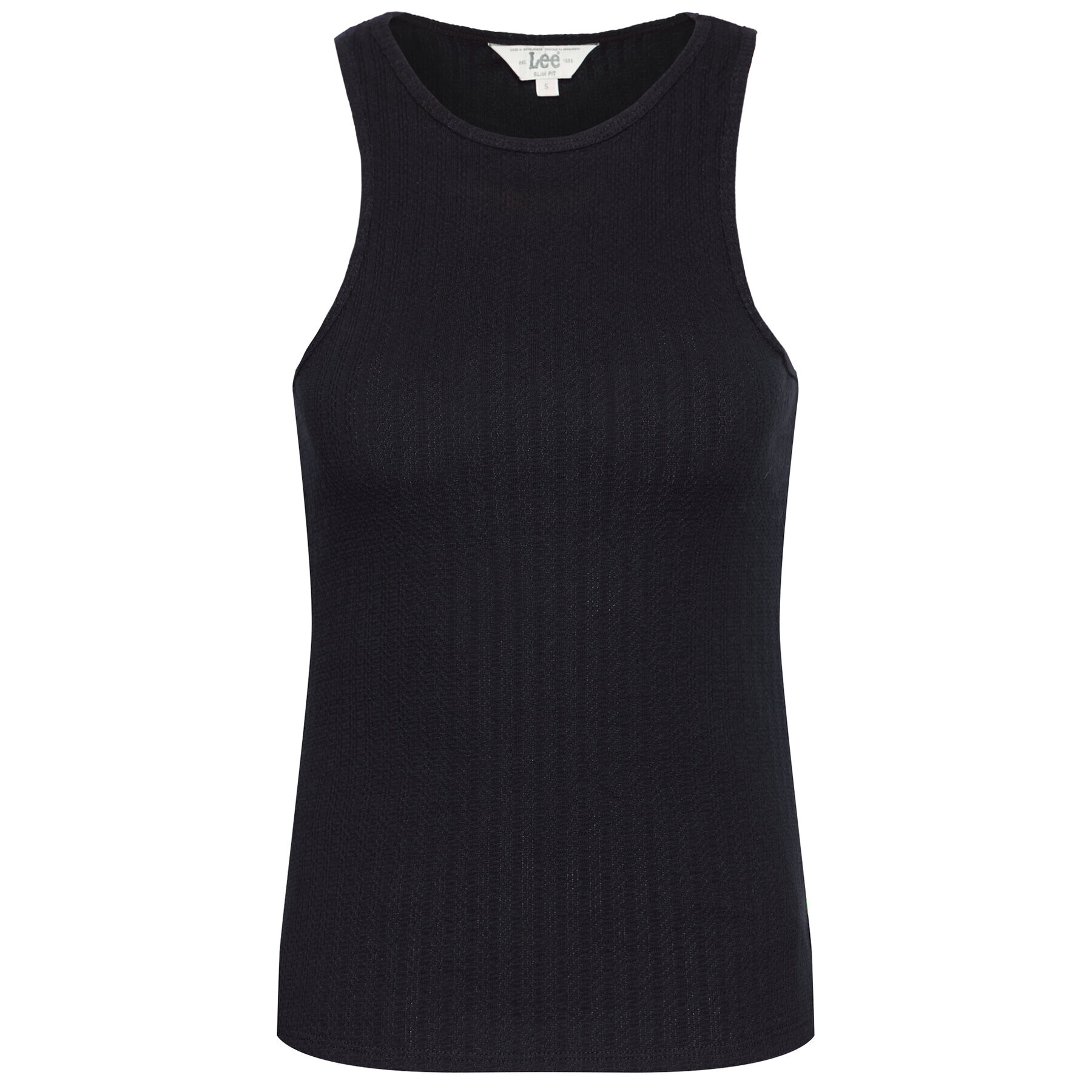 Lee Блуза Ribbed L44QPJ01 Черен Slim Fit - Pepit.bg
