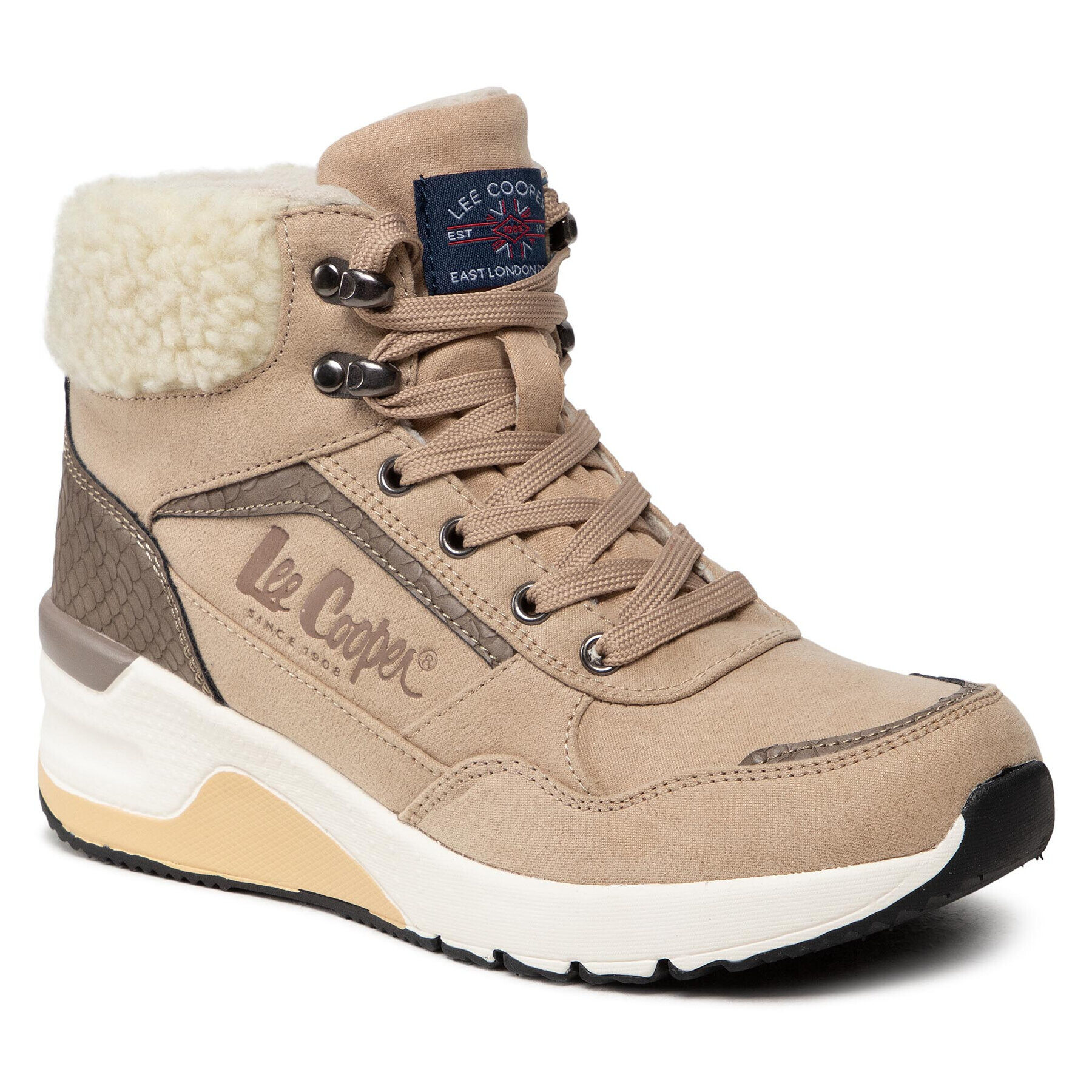 Lee Cooper Боти LCJ-21-01-0561L Бежов - Pepit.bg