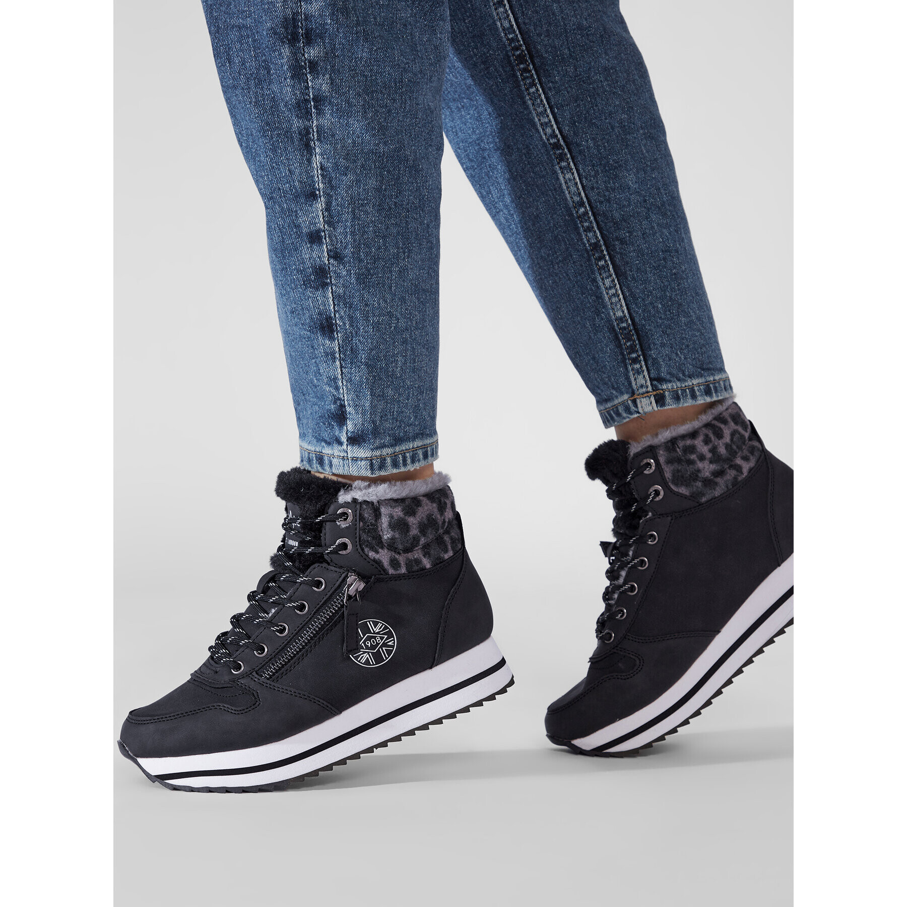 Lee Cooper Боти LCJ-22-31-1448LA Черен - Pepit.bg