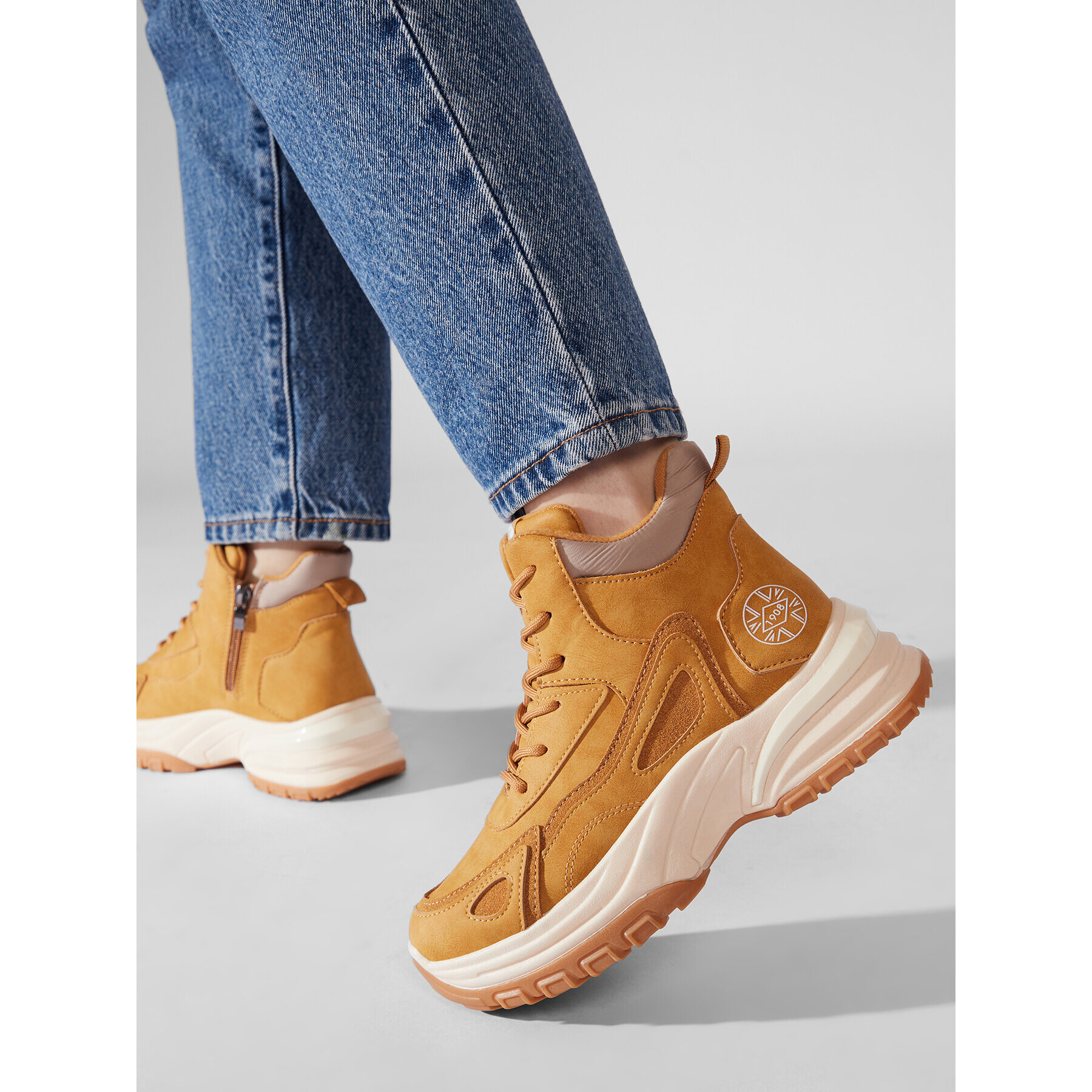 Lee Cooper Боти LCJ-22-44-1354L Кафяв - Pepit.bg