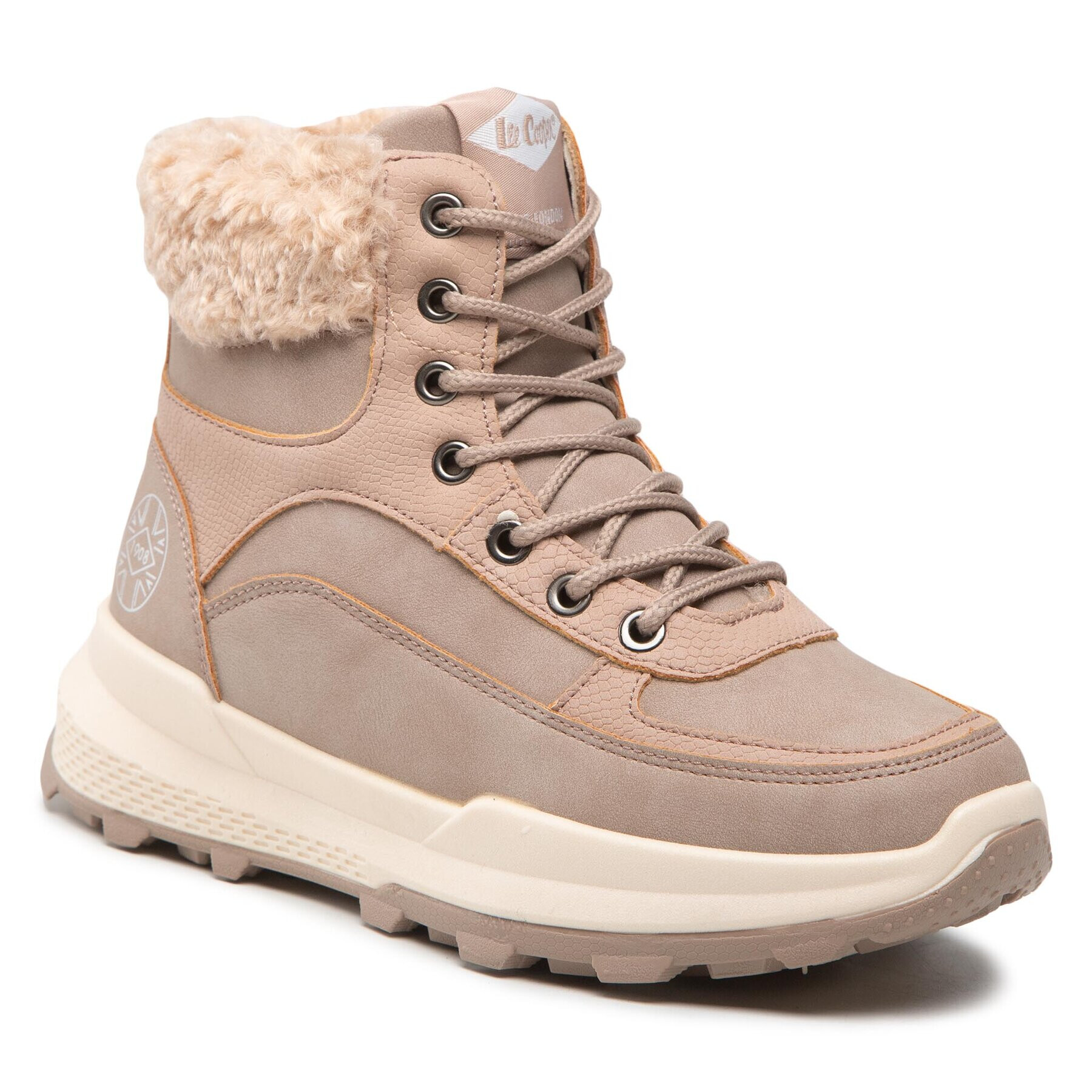 Lee Cooper Боти LCJ-22-44-1363L Бежов - Pepit.bg
