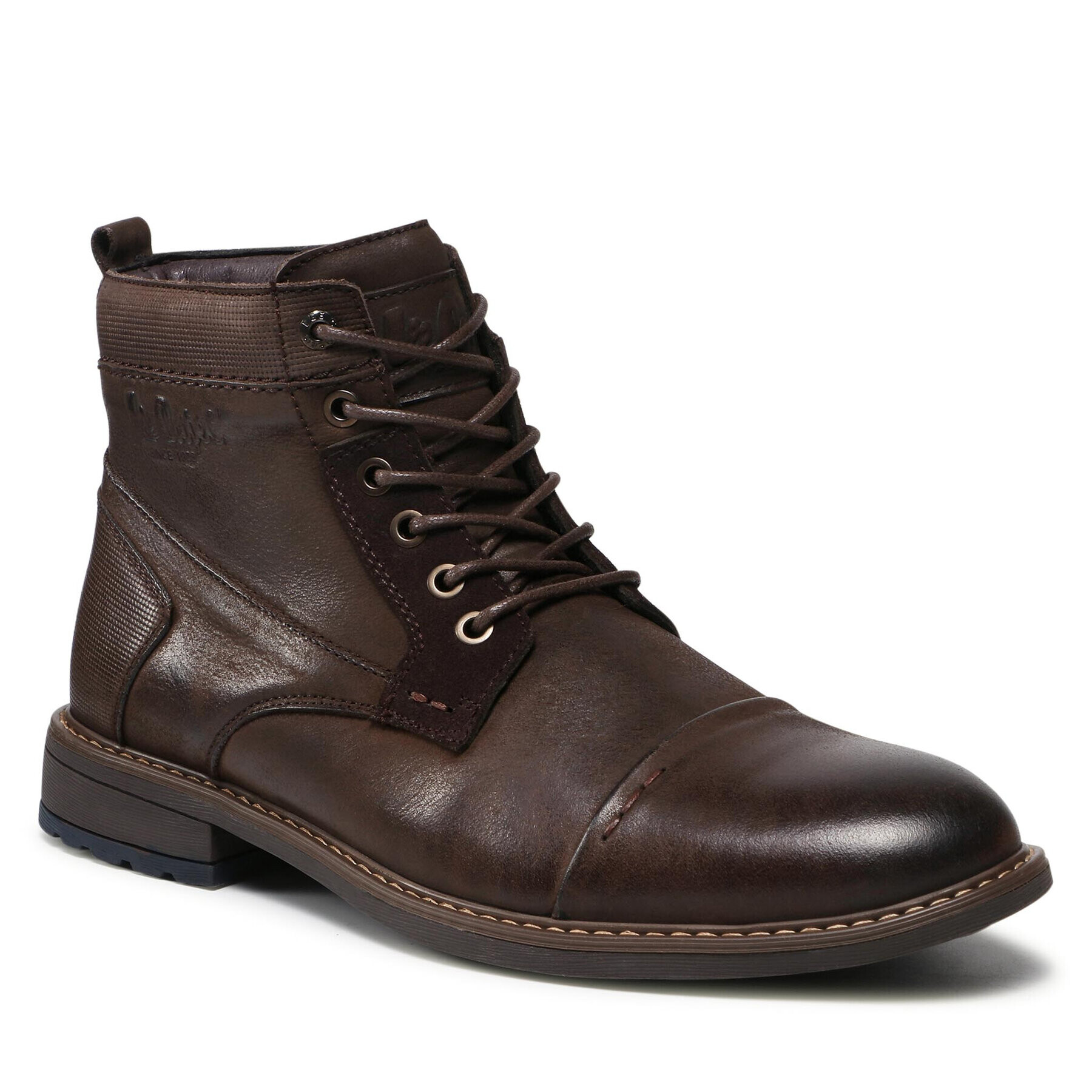 Lee Cooper Ботуши LCJ-21-33-0573M Кафяв - Pepit.bg