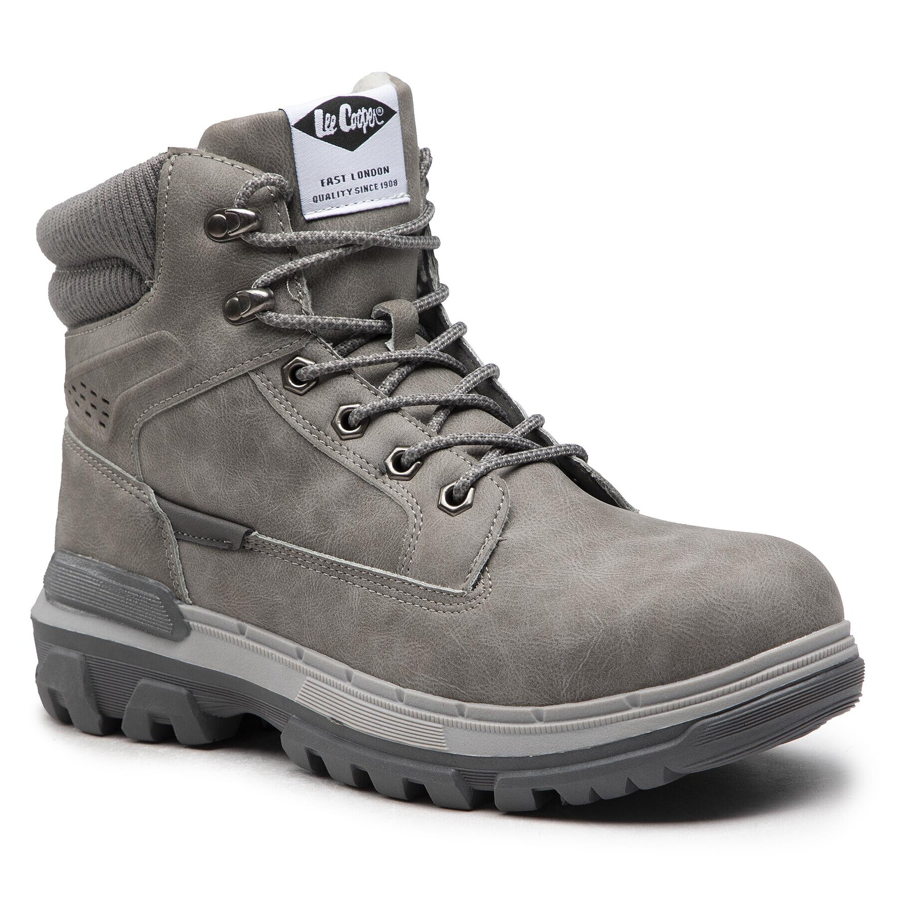 Lee Cooper Ботуши LCJ-22-01-1377M Сив - Pepit.bg