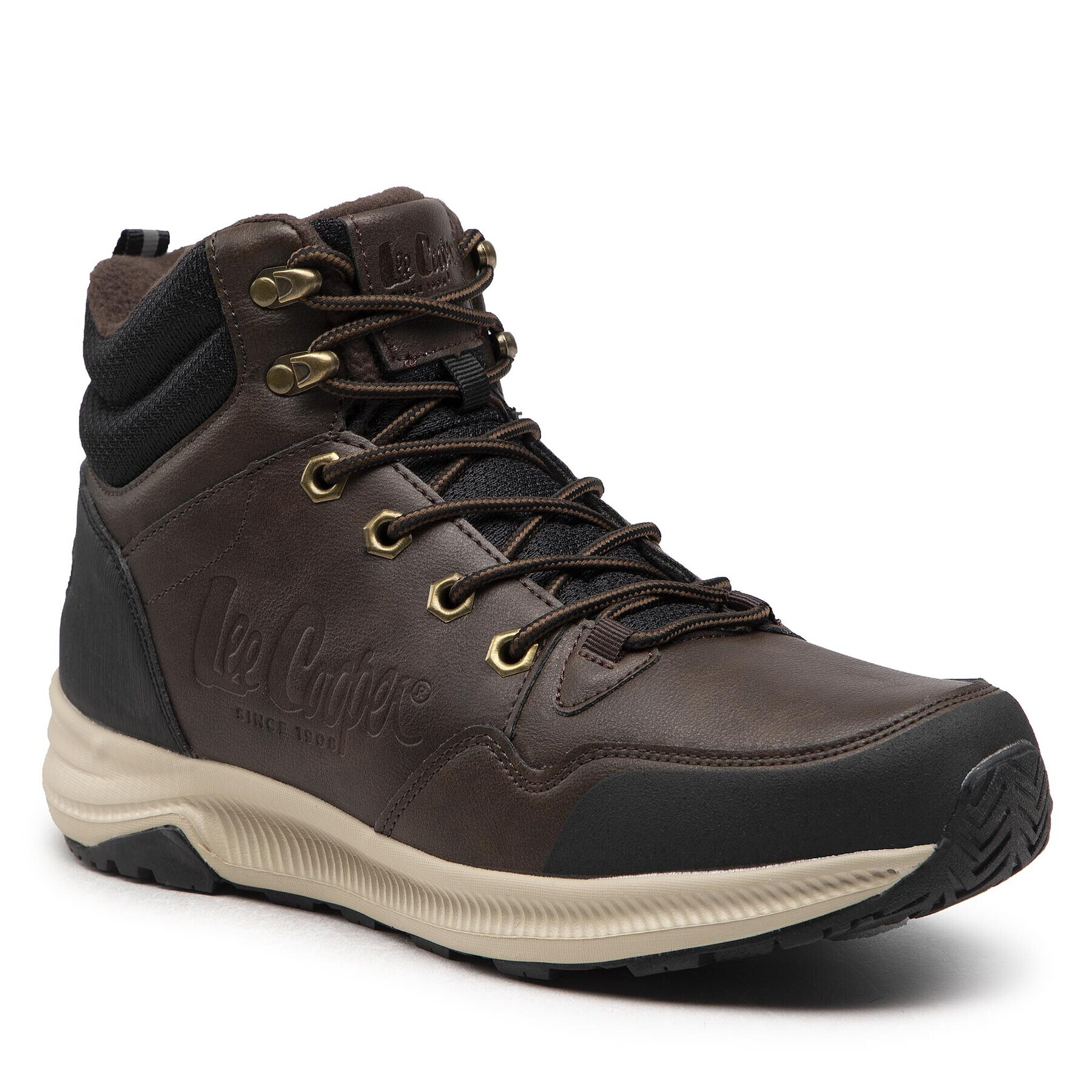 Lee Cooper Ботуши LCJ-22-01-1384M Кафяв - Pepit.bg