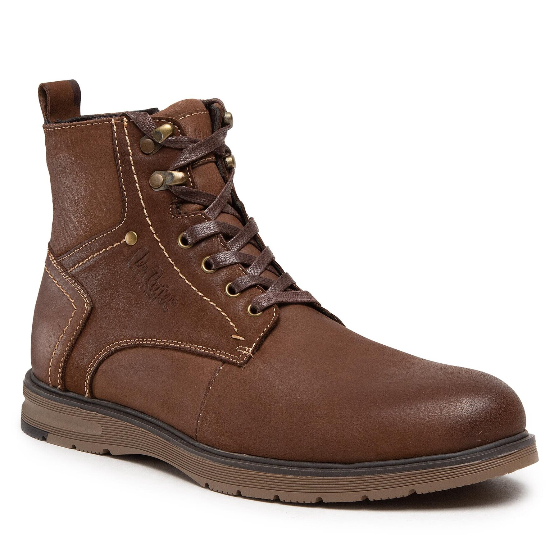 Lee Cooper Ботуши LCJ-22-33-1479M Кафяв - Pepit.bg