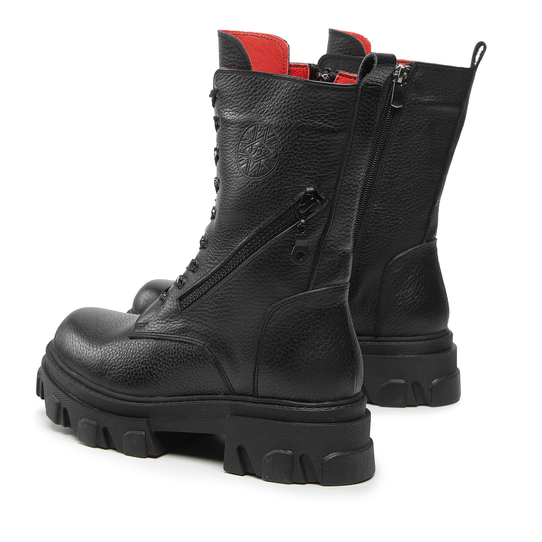 Lee Cooper Ботуши LCJ-22-50-1505LA Черен - Pepit.bg