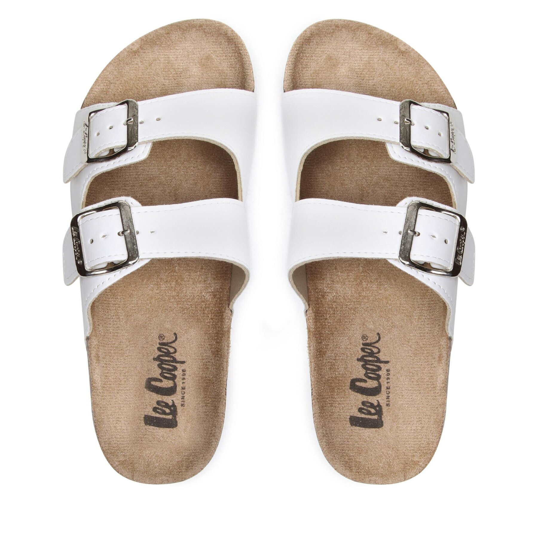 Lee Cooper Чехли LCW-23-35 Бял - Pepit.bg