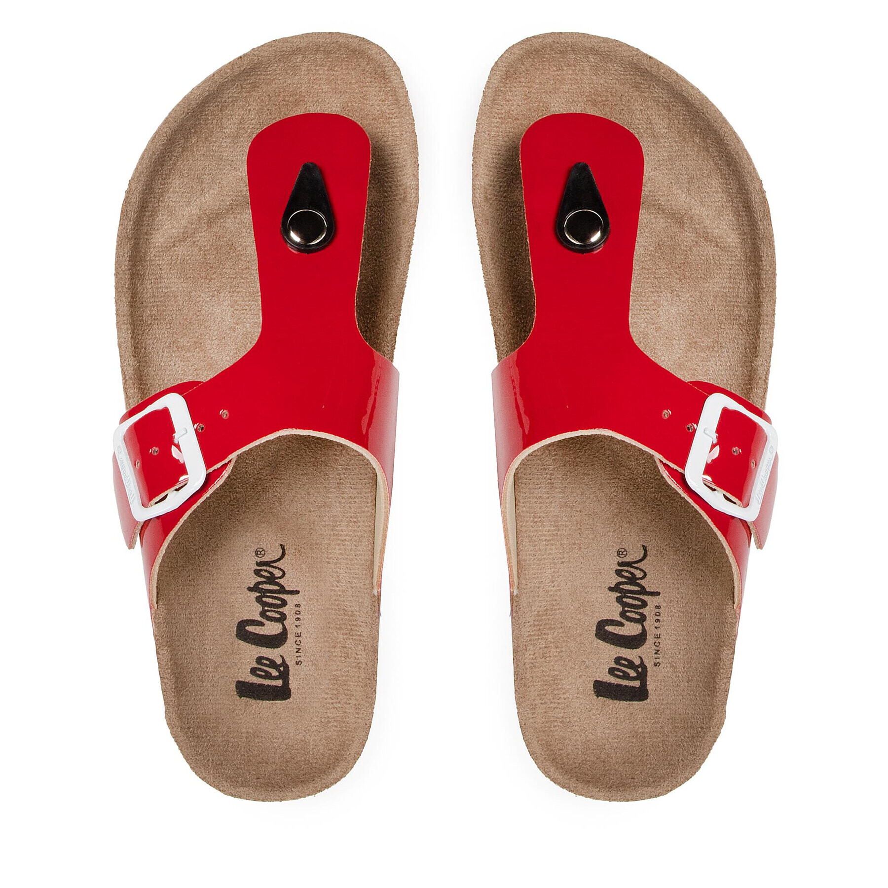 Lee Cooper Джапанки LCW-22-35-1171L Червен - Pepit.bg