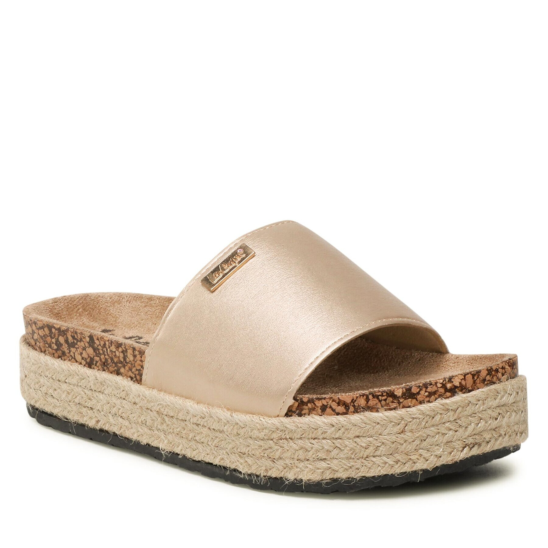 Lee Cooper Еспадрили LCW-23-35 Златист - Pepit.bg