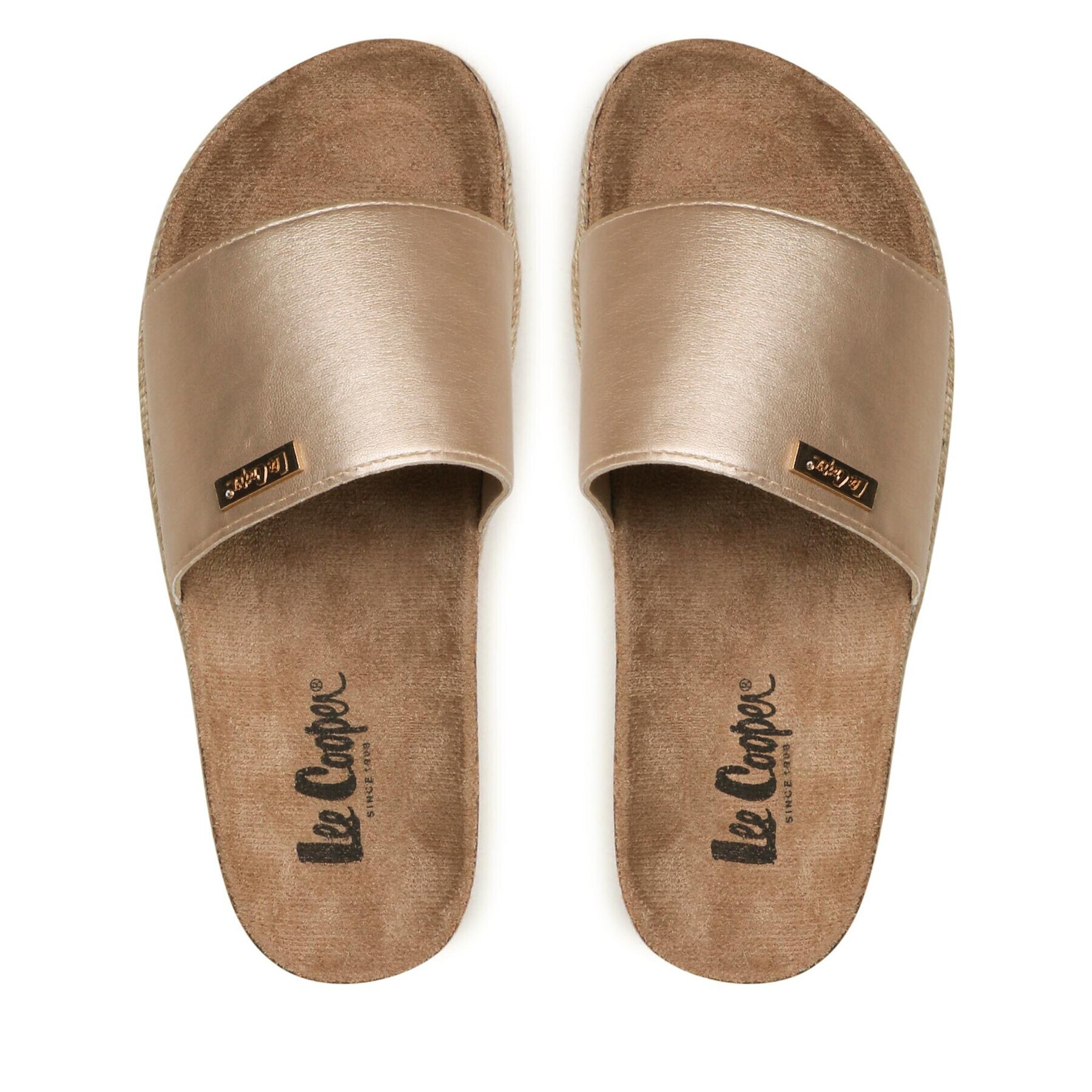 Lee Cooper Еспадрили LCW-23-35 Златист - Pepit.bg