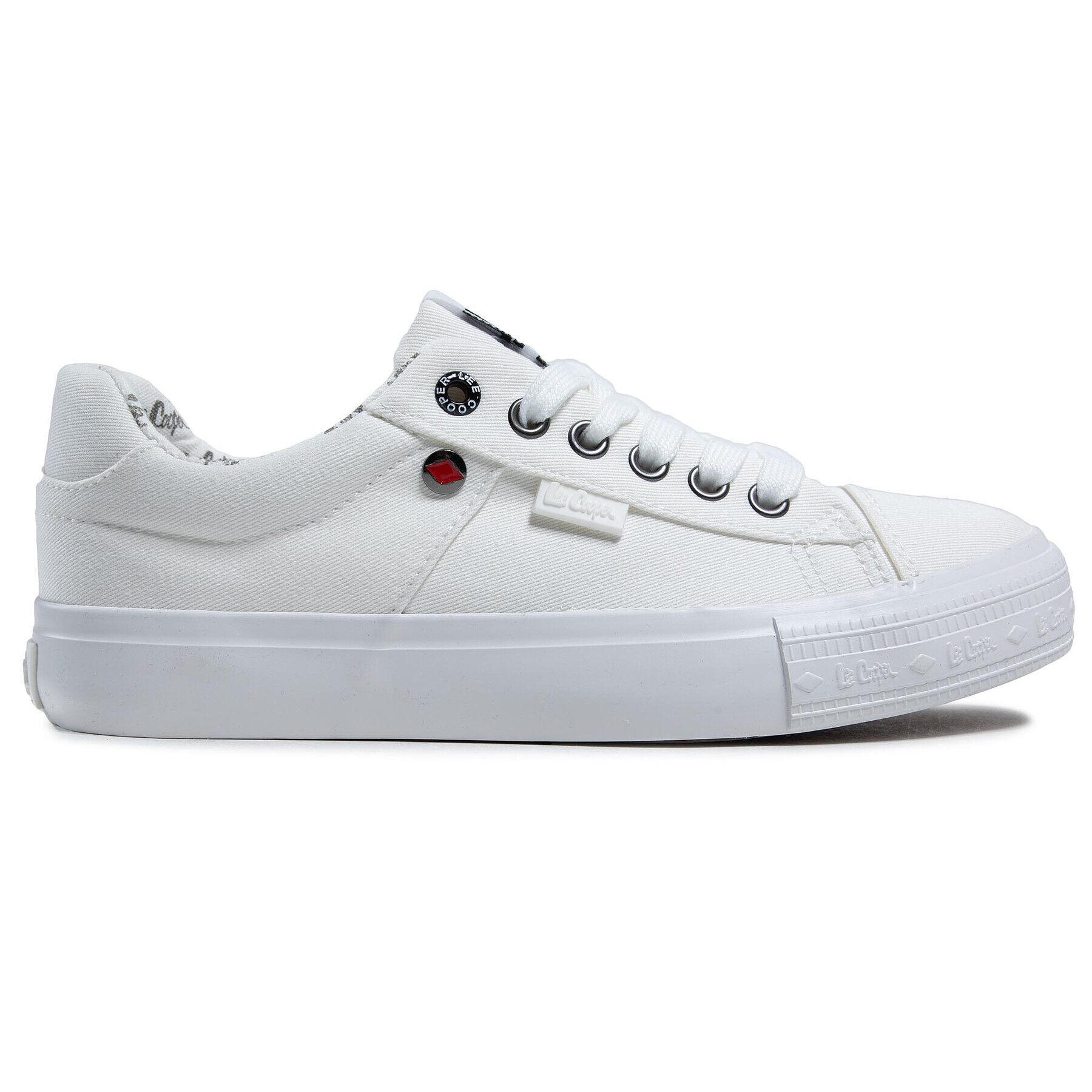 Lee Cooper Гуменки LCW-21-31-0001L Бял - Pepit.bg