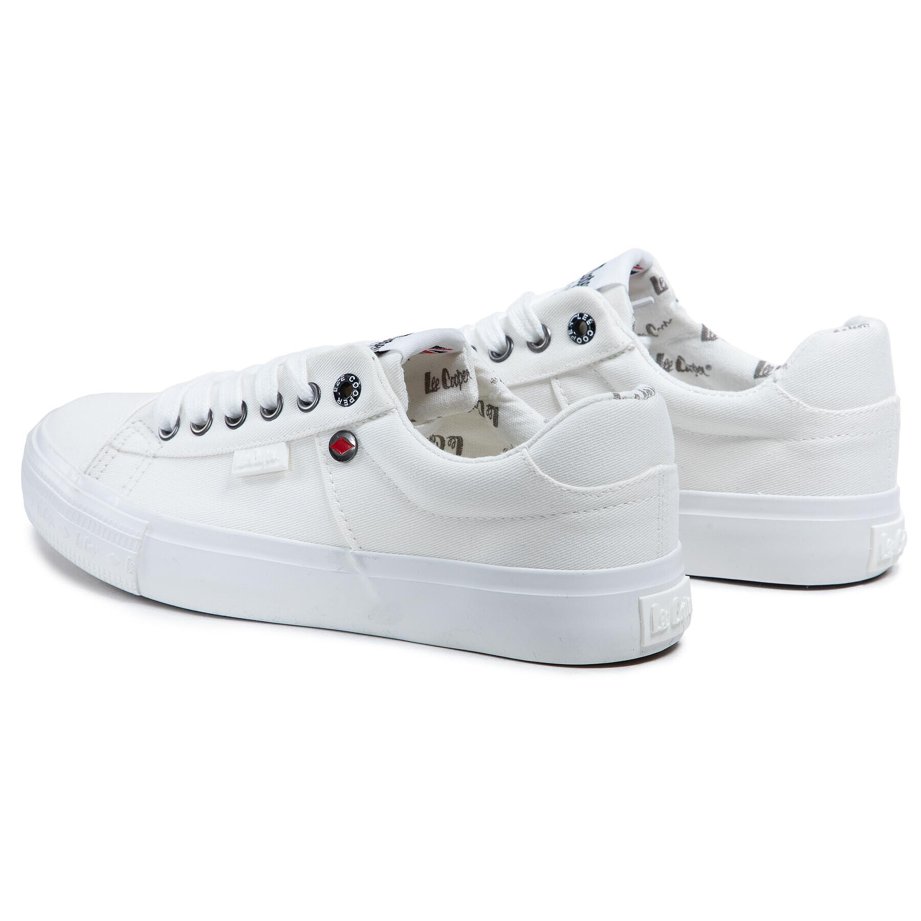 Lee Cooper Гуменки LCW-21-31-0001L Бял - Pepit.bg