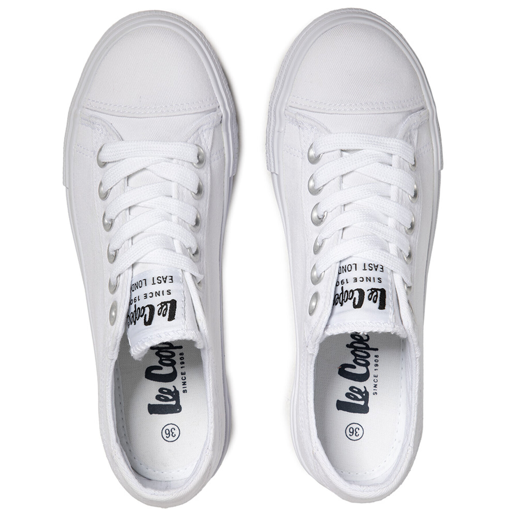 Lee Cooper Гуменки LCW-21-31-0145L Бял - Pepit.bg