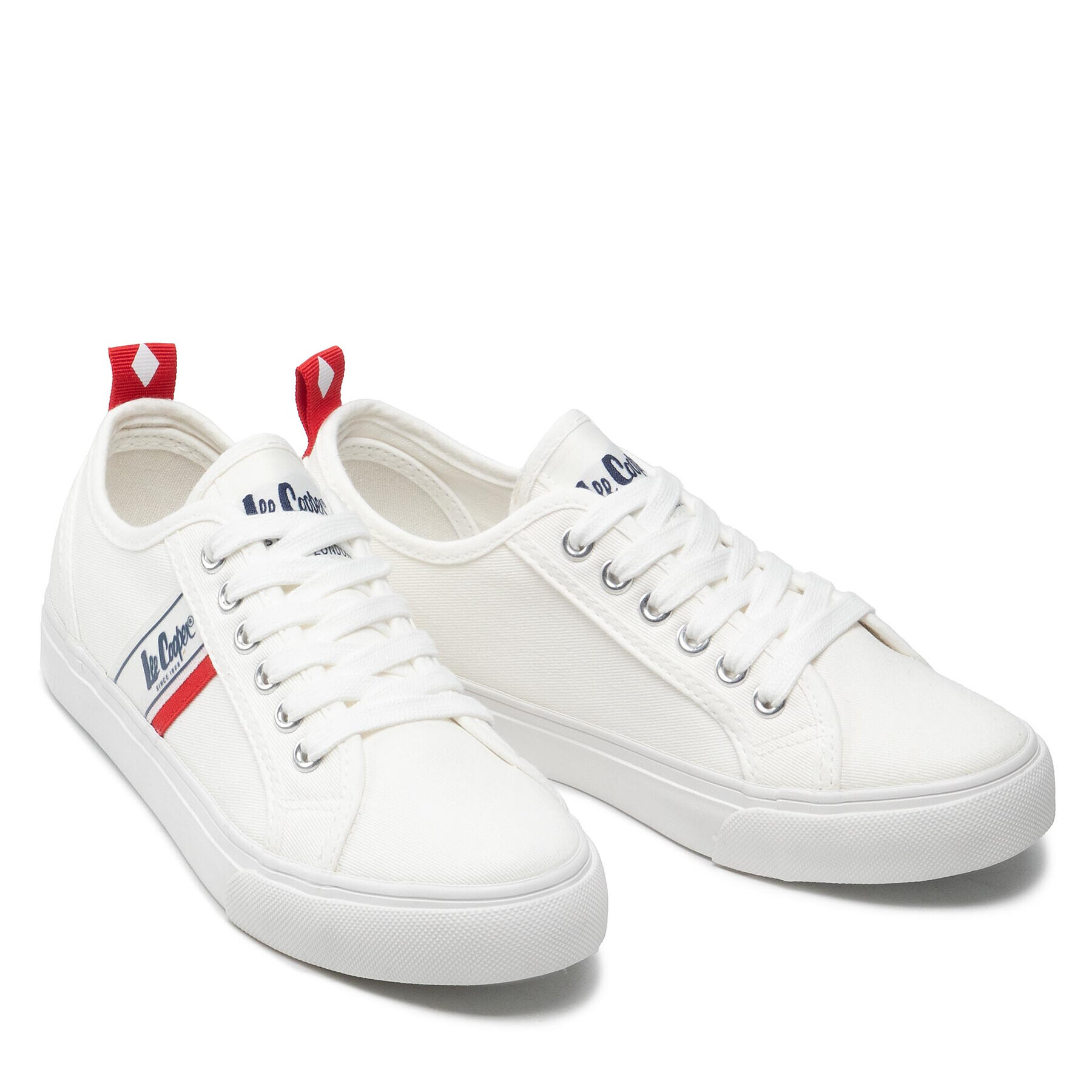 Lee Cooper Гуменки LCW-22-31-0830LA Бял - Pepit.bg