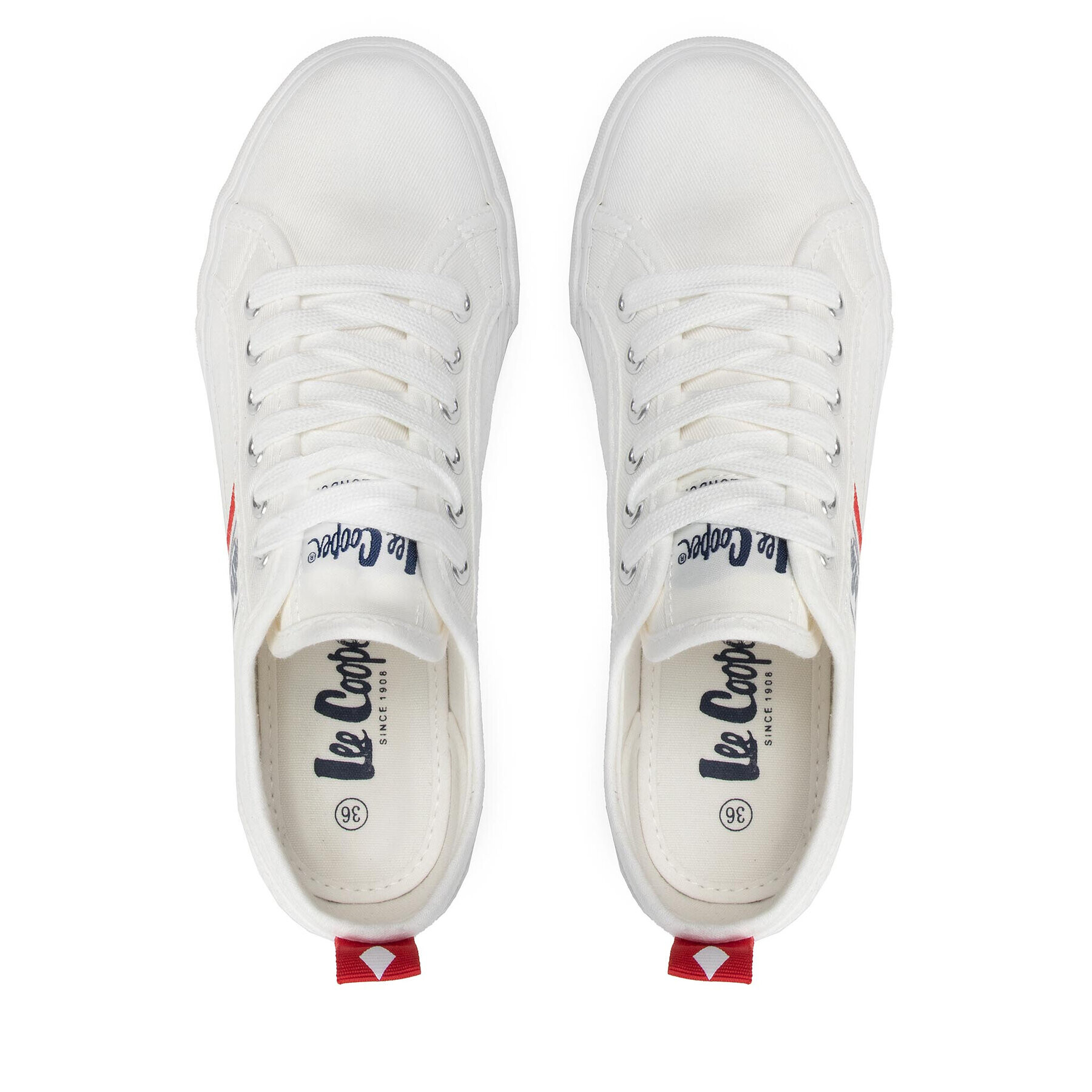 Lee Cooper Гуменки LCW-22-31-0830LA Бял - Pepit.bg