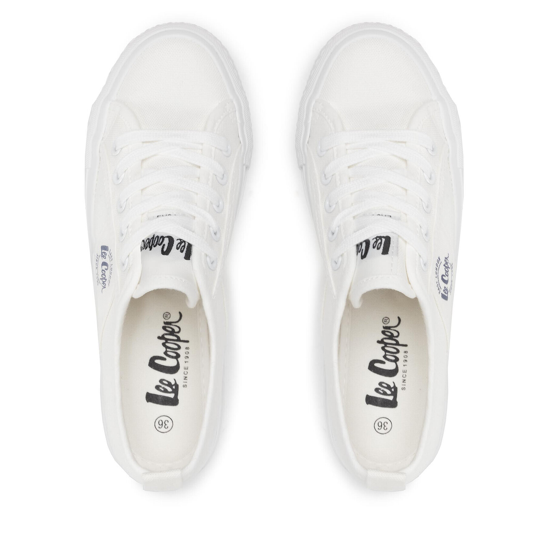 Lee Cooper Гуменки LCW-22-31-0837LA Бял - Pepit.bg