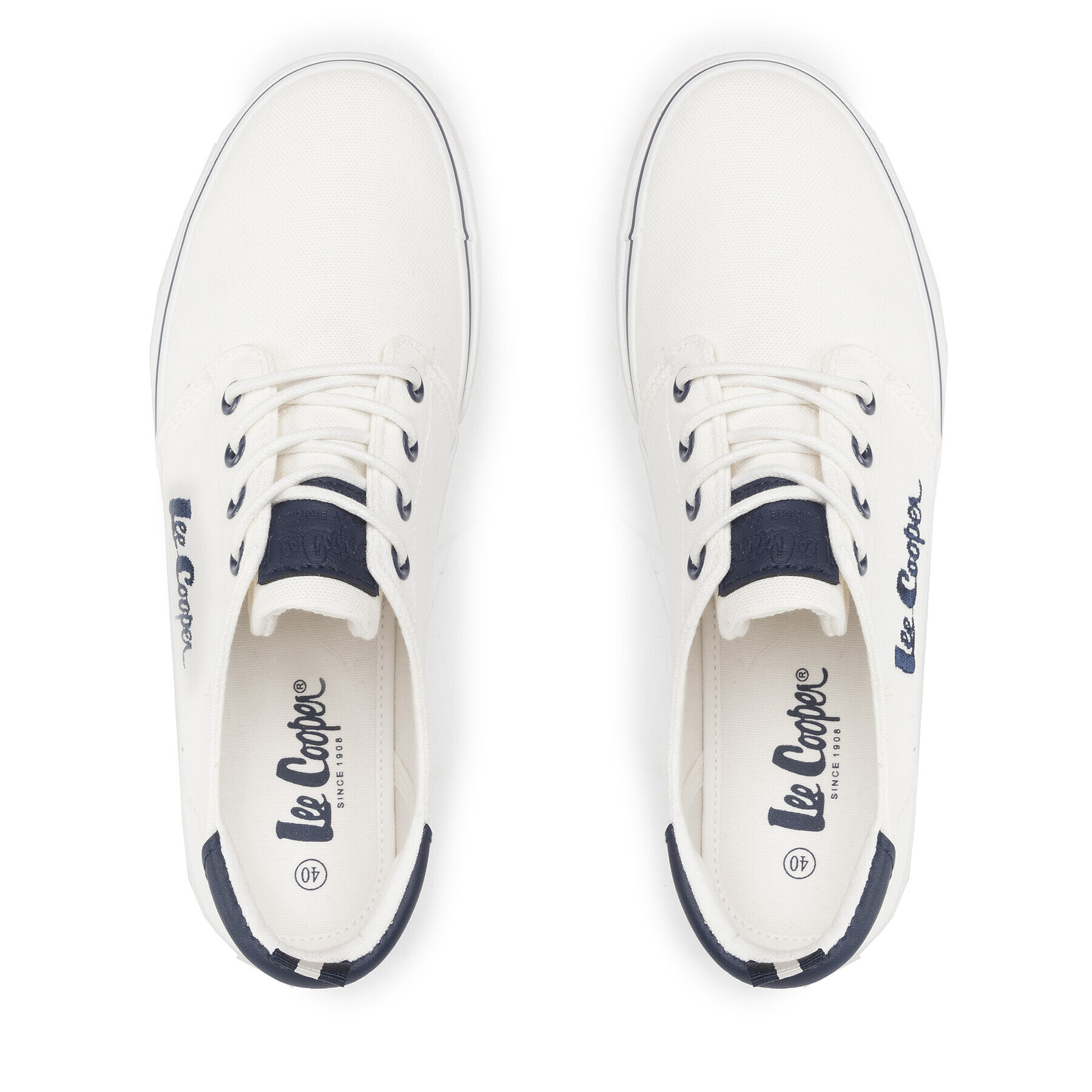 Lee Cooper Гуменки LCW-22-31-0855M Бял - Pepit.bg