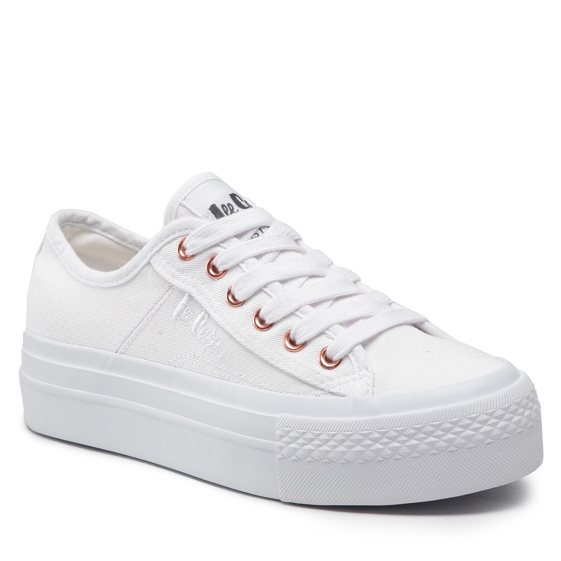 Lee Cooper Гуменки LCW-22-31-0890LA Бял - Pepit.bg